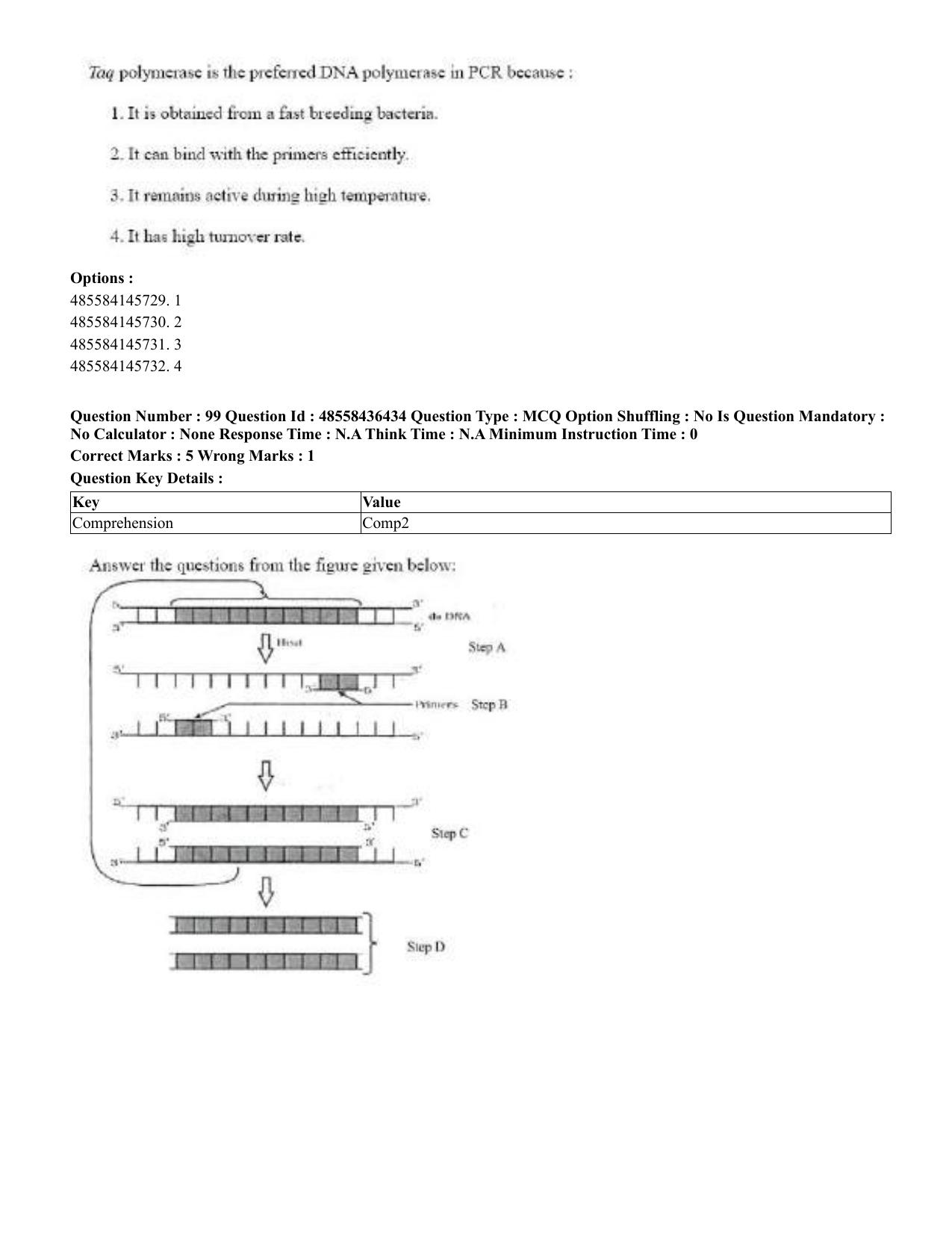 CUET 2023 English Tibetan Shift 3 Question Papers  - Page 107