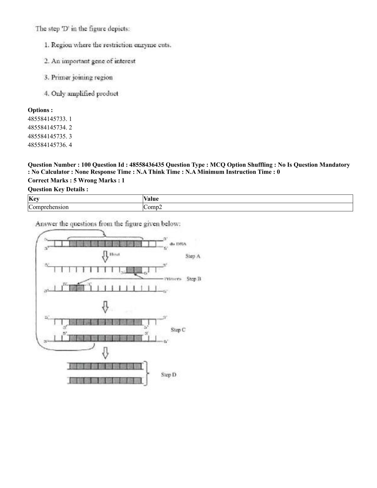 CUET 2023 English Tibetan Shift 3 Question Papers  - Page 108