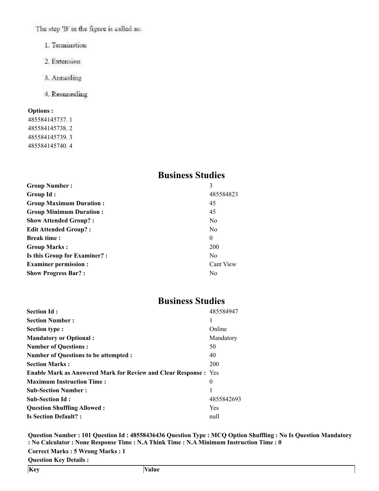 CUET 2023 English Tibetan Shift 3 Question Papers  - Page 109