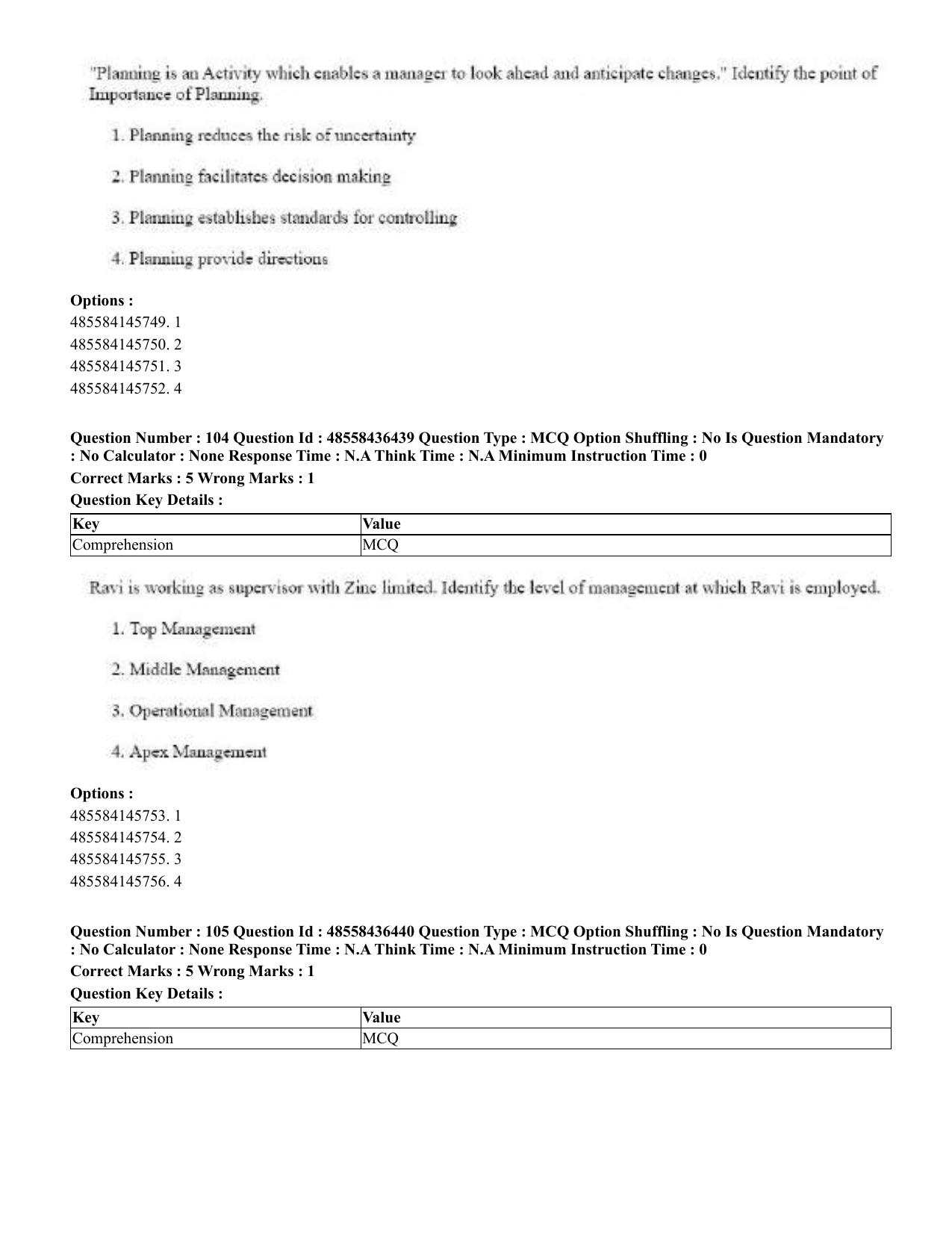 CUET 2023 English Tibetan Shift 3 Question Papers  - Page 111