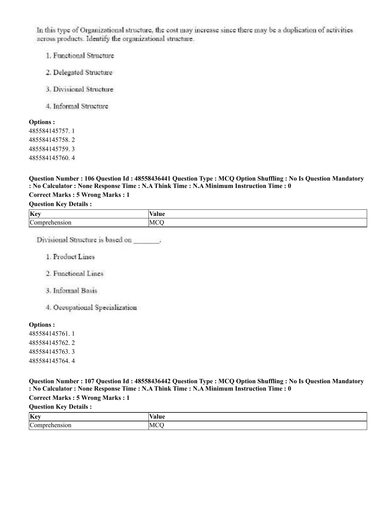 CUET 2023 English Tibetan Shift 3 Question Papers  - Page 112