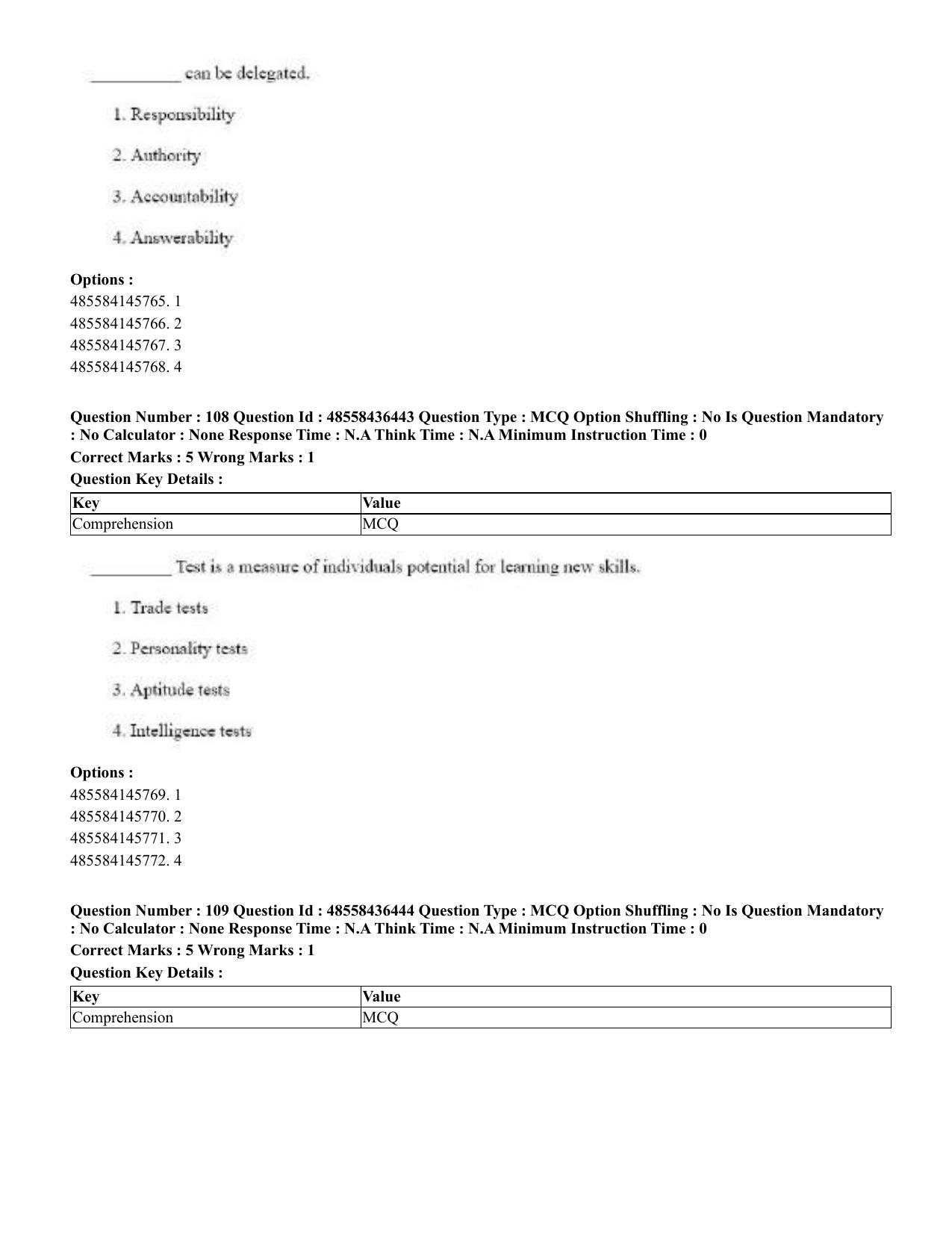 CUET 2023 English Tibetan Shift 3 Question Papers  - Page 113