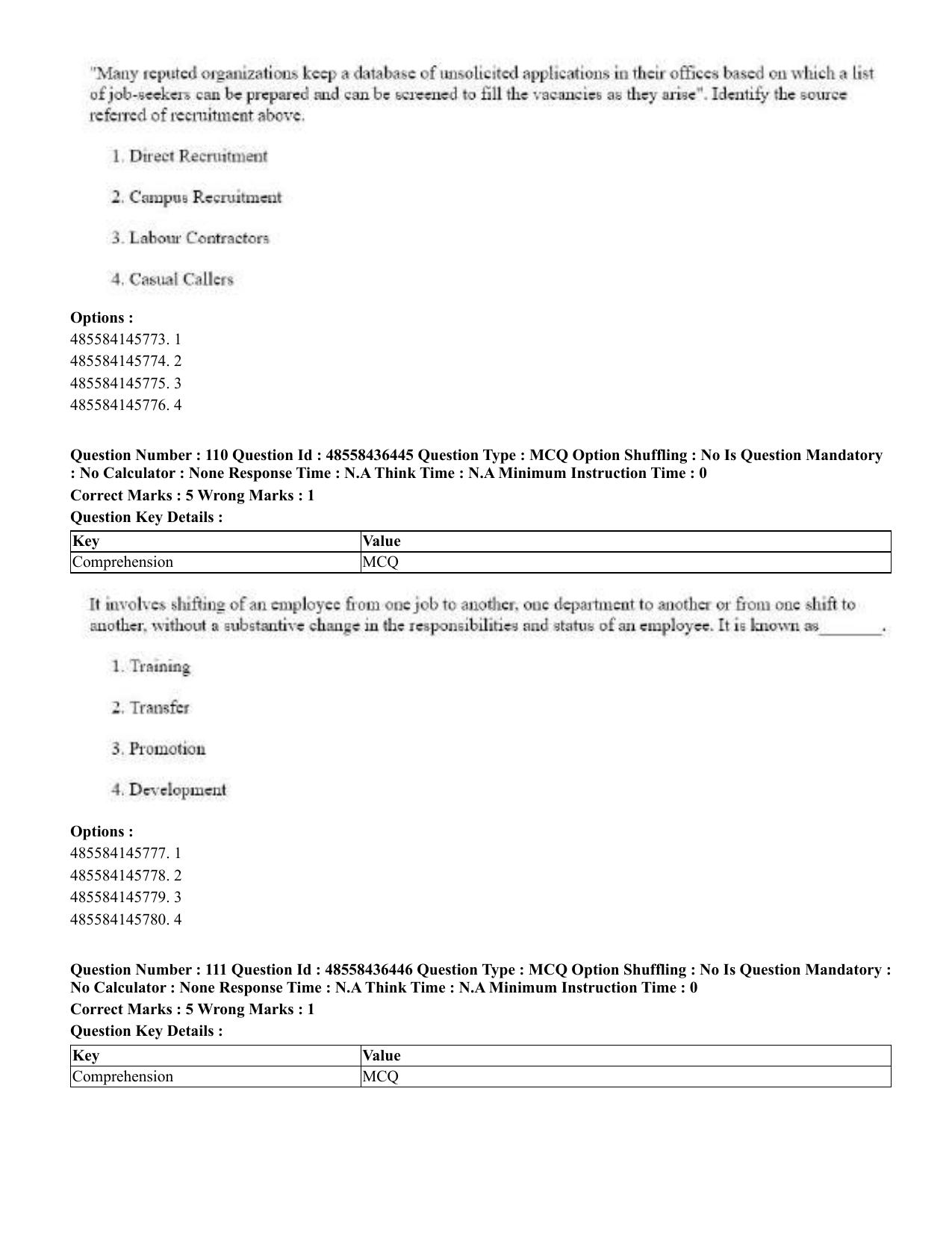 CUET 2023 English Tibetan Shift 3 Question Papers  - Page 114