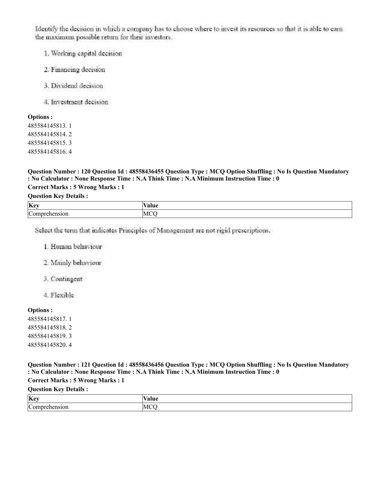 CUET 2023 English Tibetan Shift 3 Question Papers  - Page 119