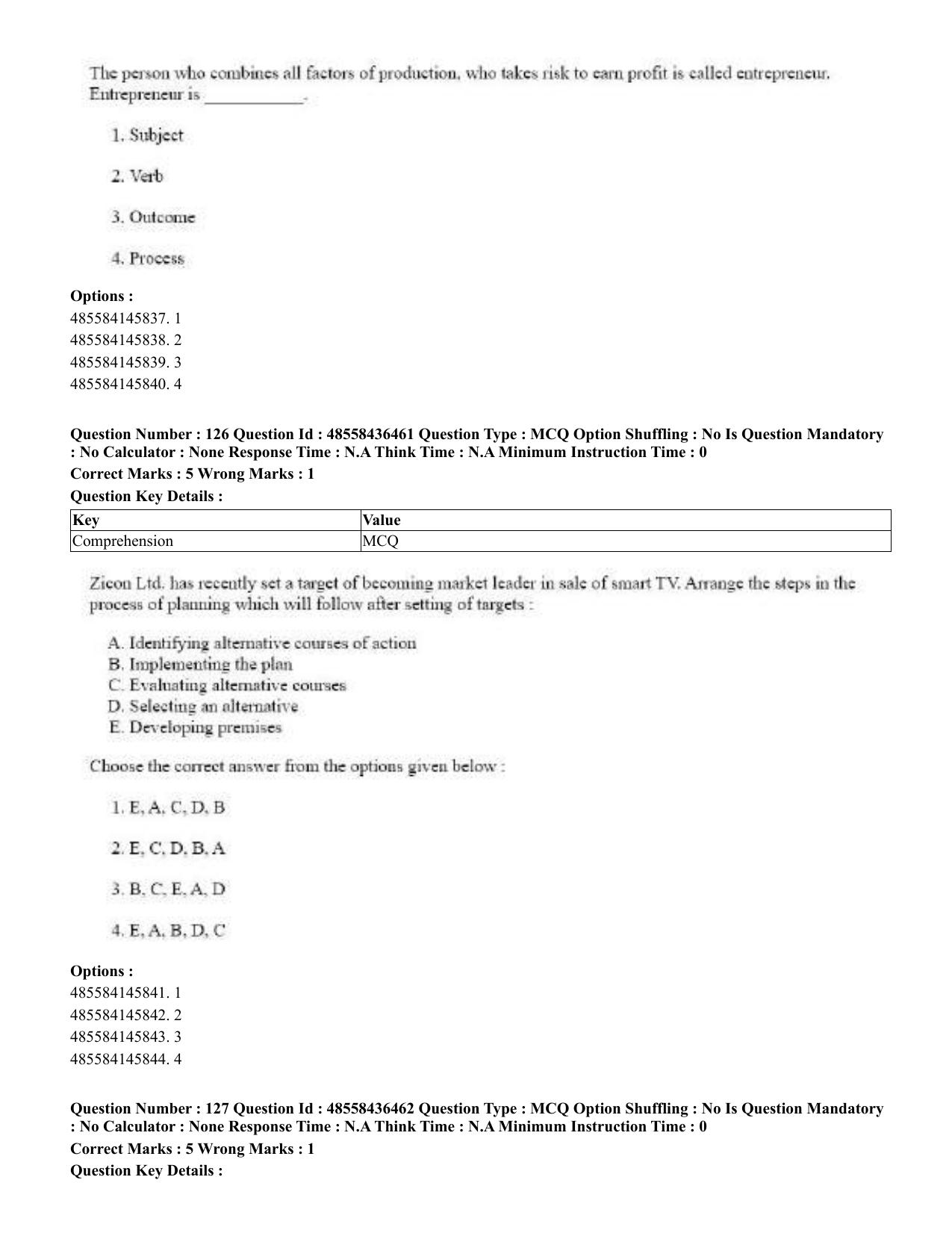 CUET 2023 English Tibetan Shift 3 Question Papers  - Page 122