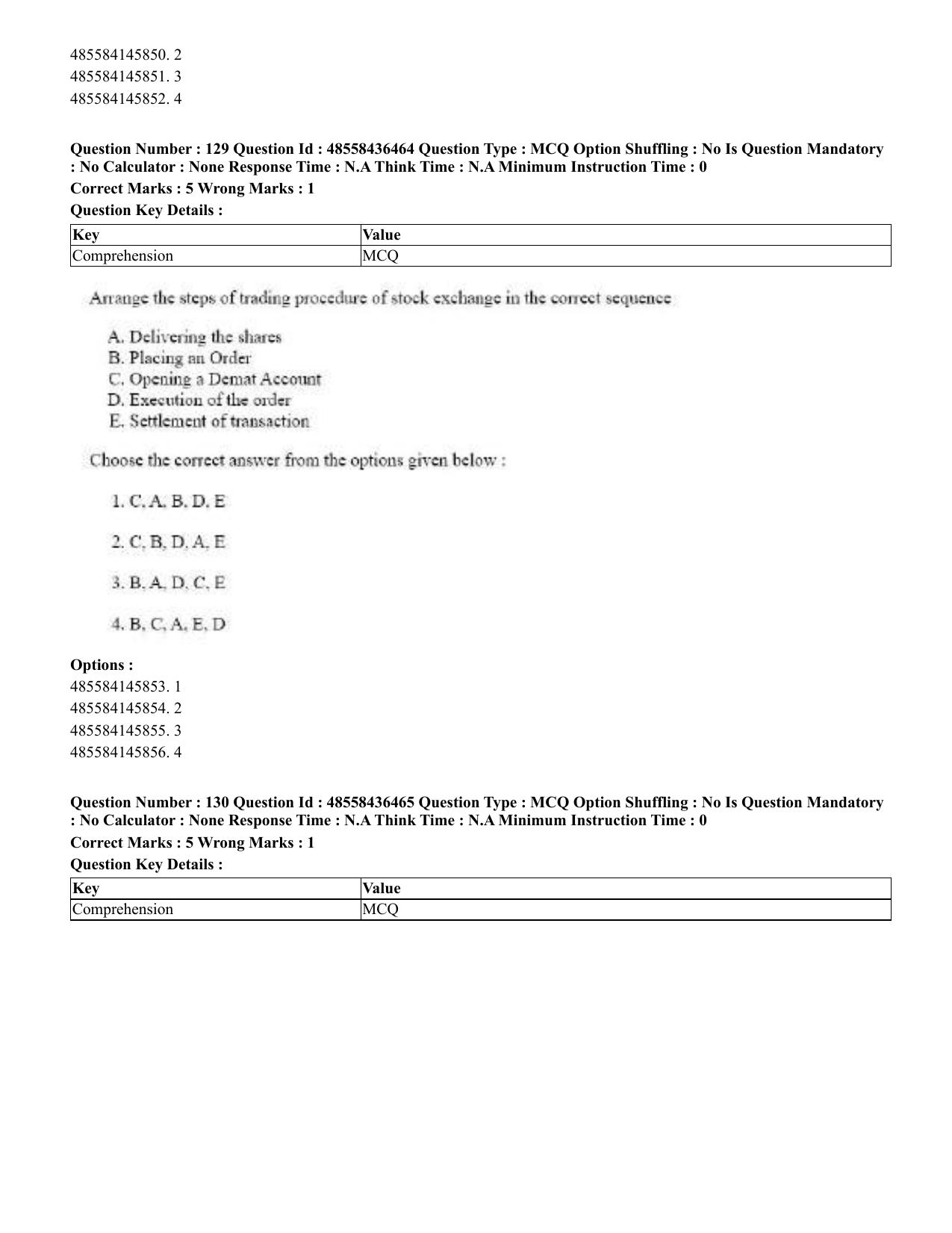 CUET 2023 English Tibetan Shift 3 Question Papers  - Page 124