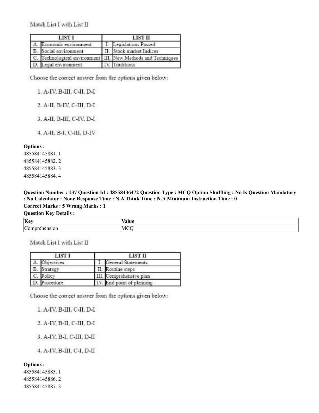 CUET 2023 English Tibetan Shift 3 Question Papers  - Page 129