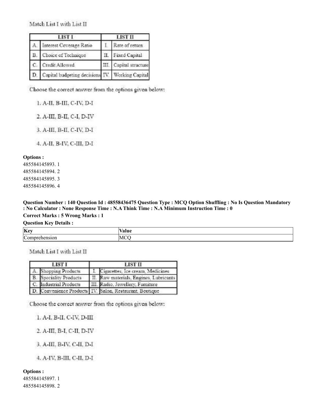 CUET 2023 English Tibetan Shift 3 Question Papers  - Page 131