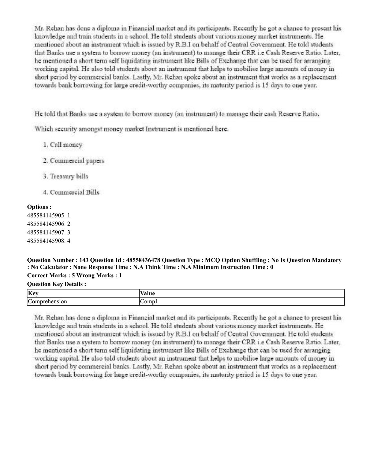 CUET 2023 English Tibetan Shift 3 Question Papers  - Page 133
