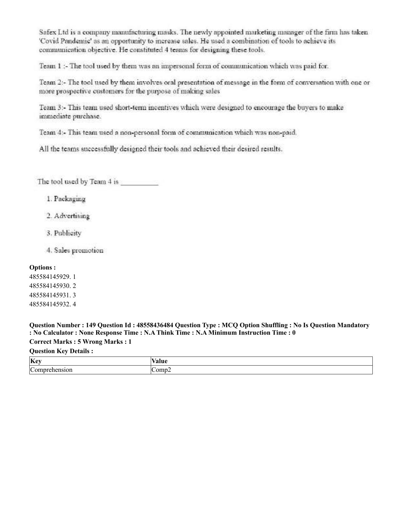 CUET 2023 English Tibetan Shift 3 Question Papers  - Page 138