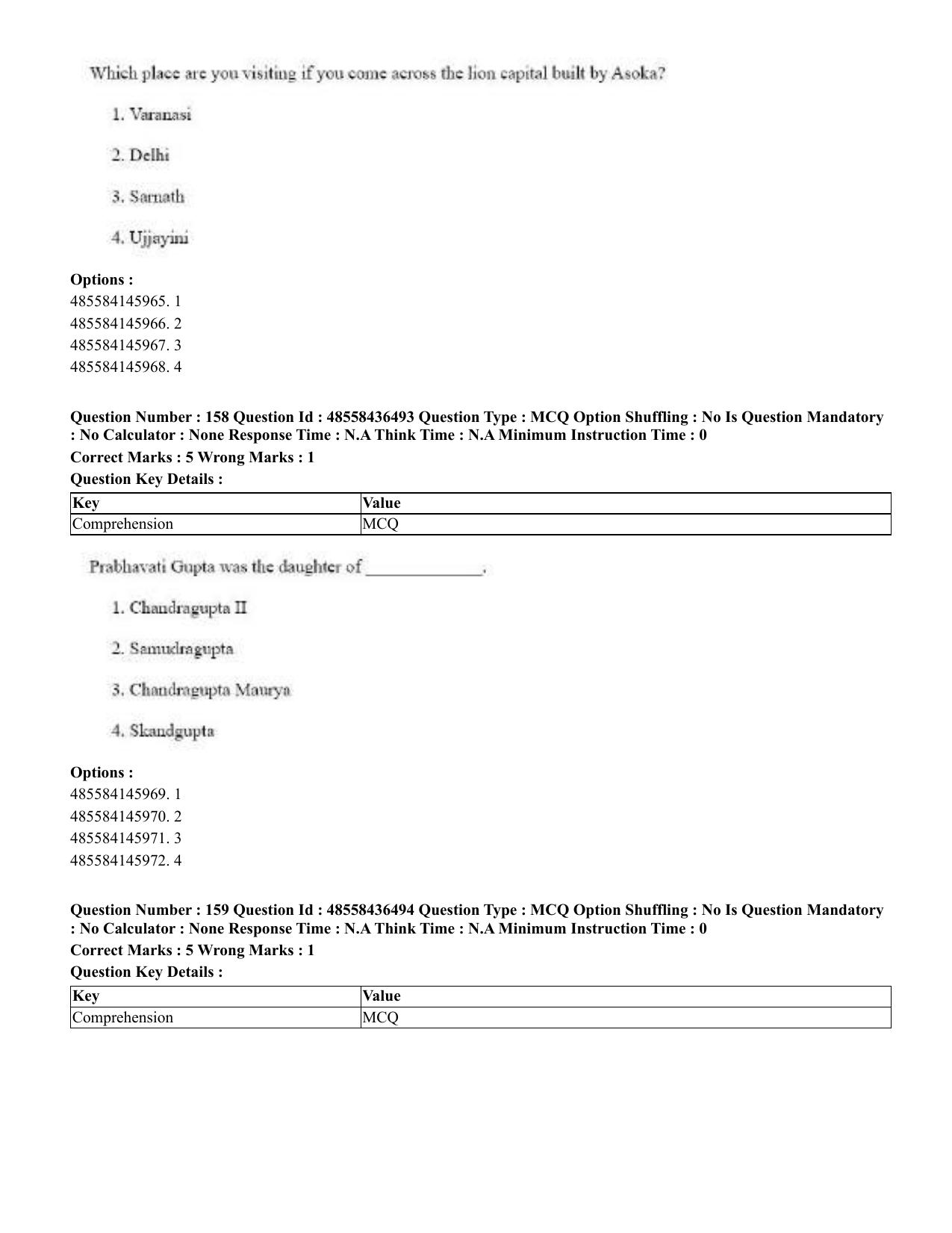 CUET 2023 English Tibetan Shift 3 Question Papers  - Page 144