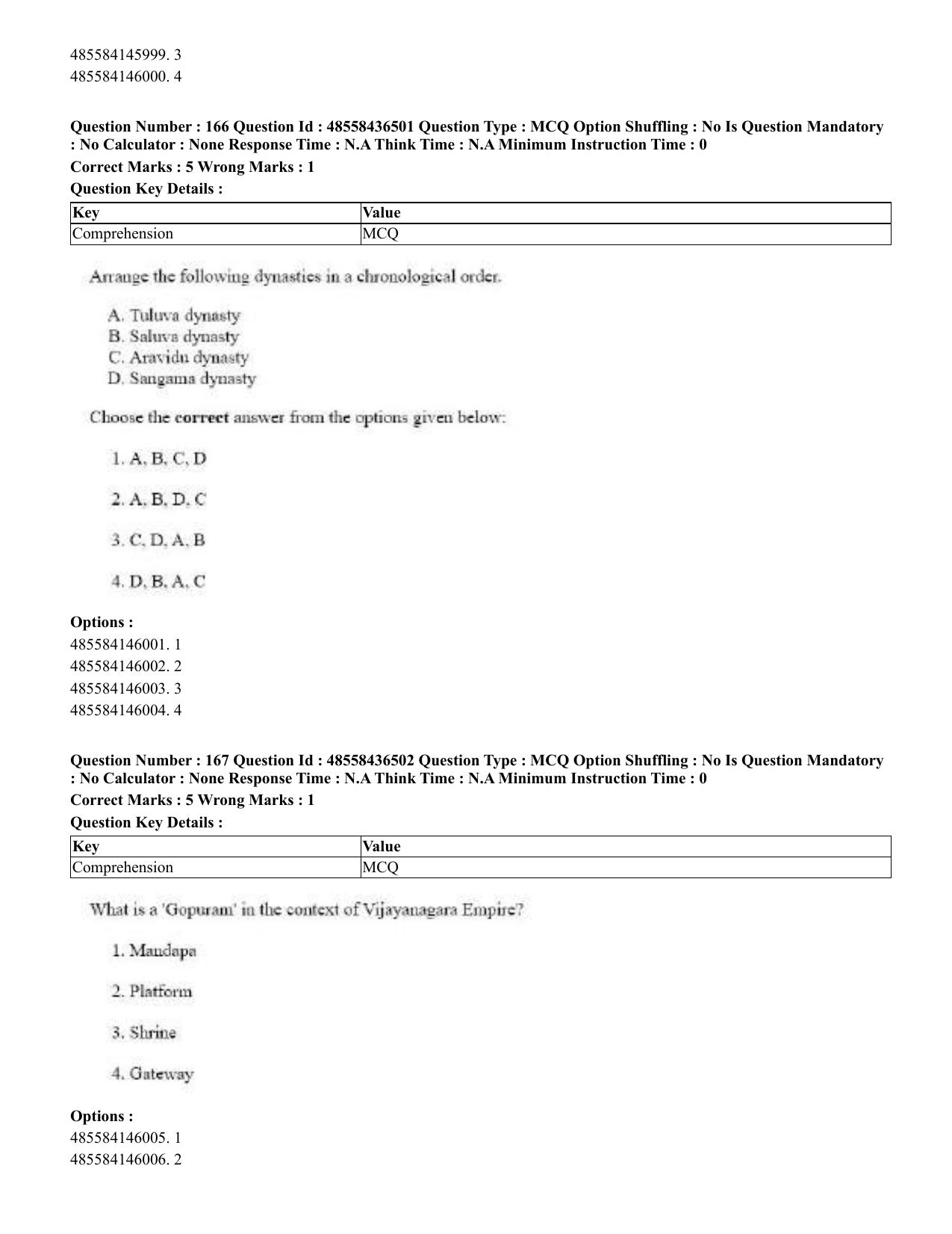 CUET 2023 English Tibetan Shift 3 Question Papers  - Page 149