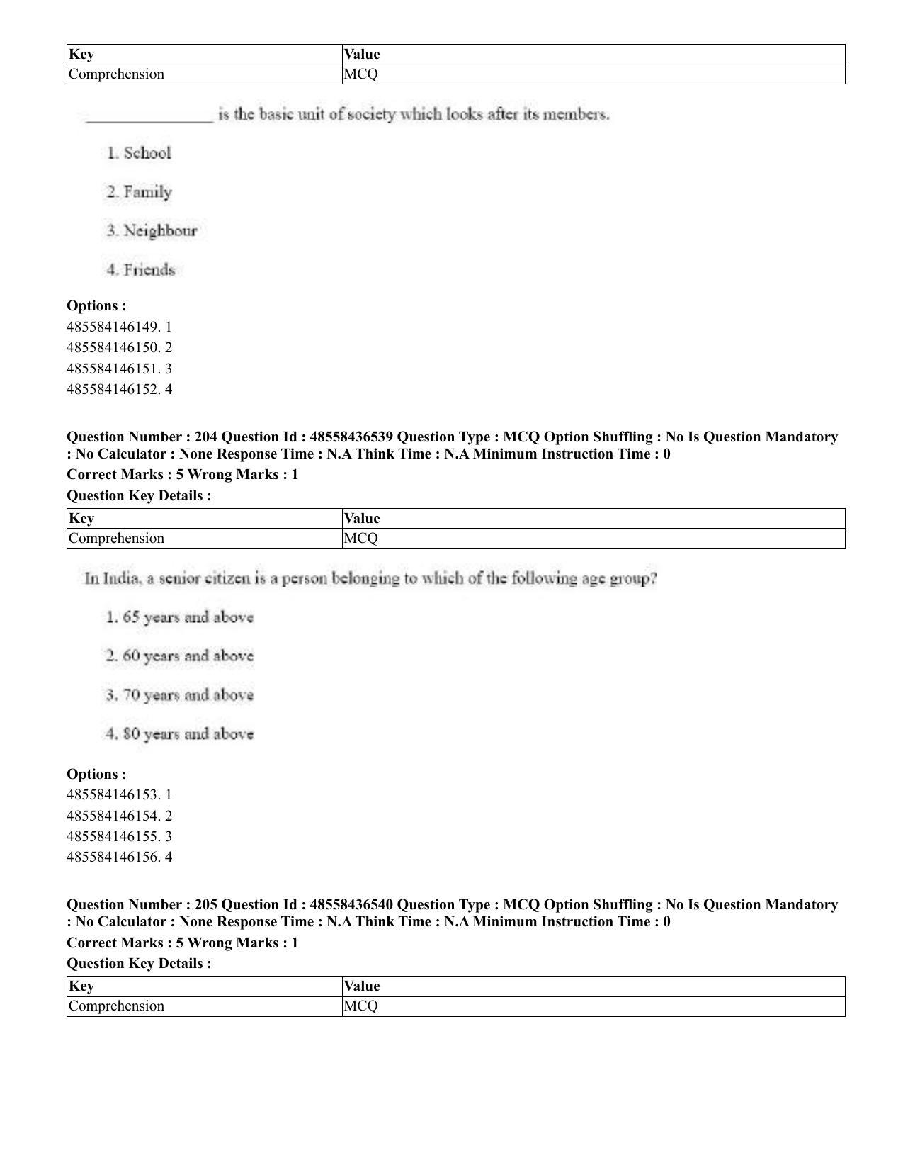 CUET 2023 English Tibetan Shift 3 Question Papers  - Page 171
