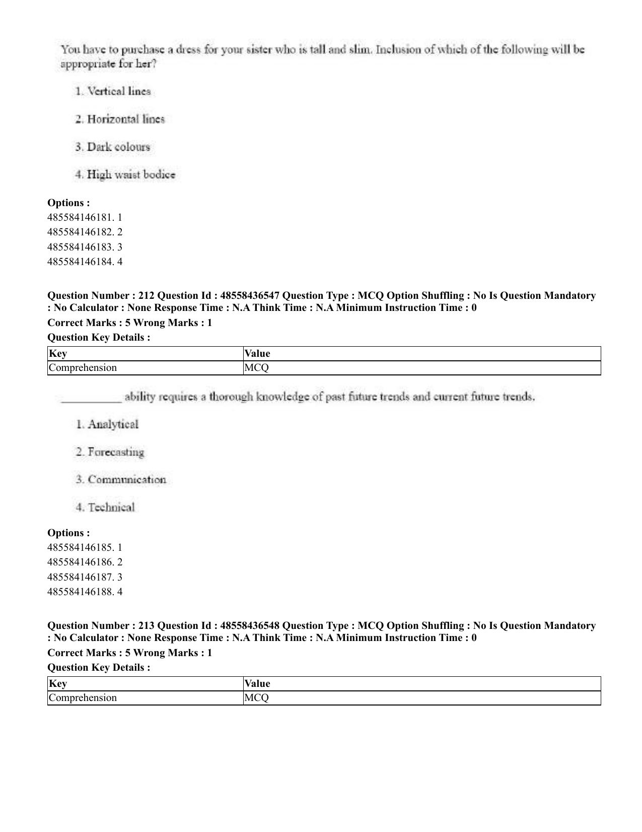 CUET 2023 English Tibetan Shift 3 Question Papers  - Page 175