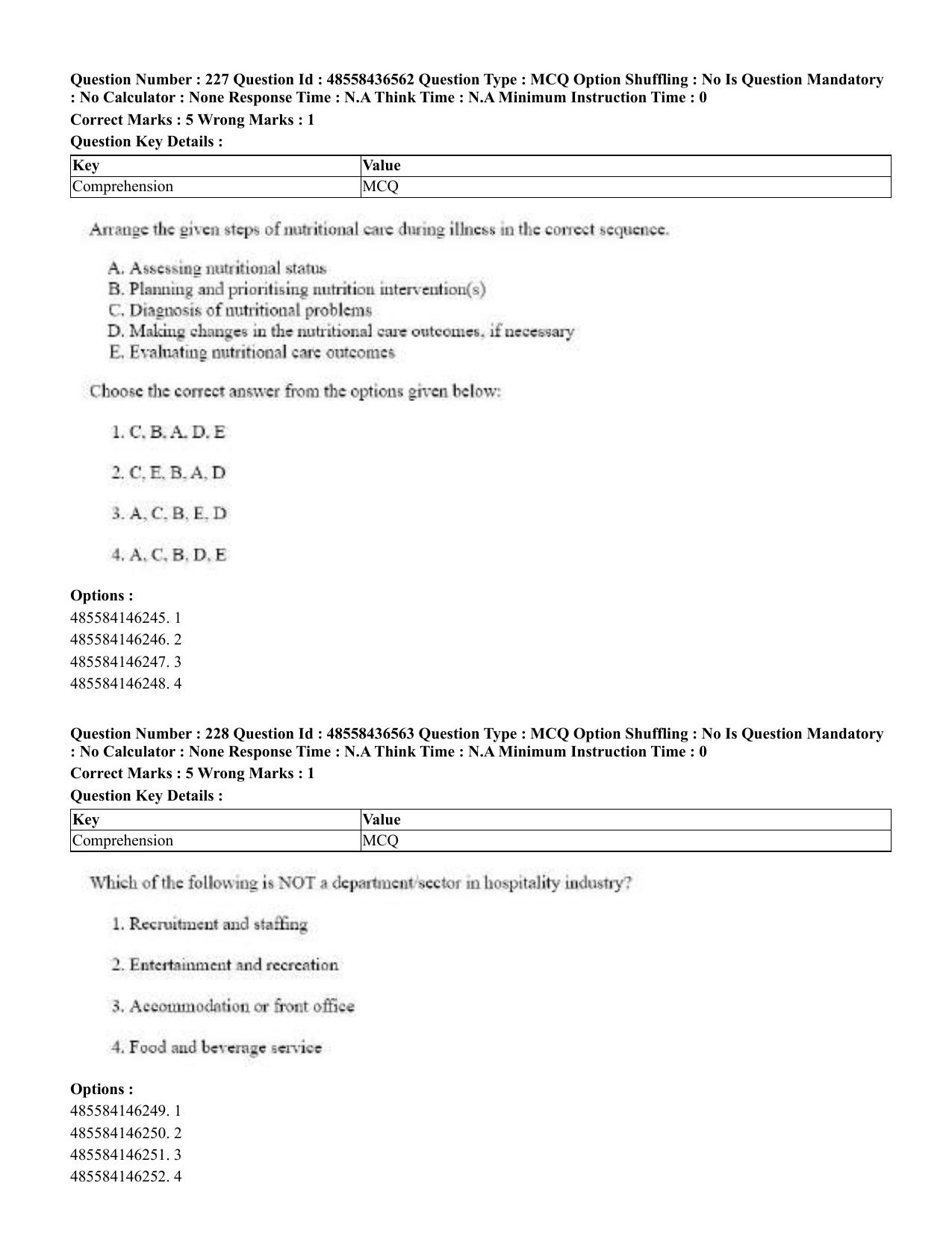 CUET 2023 English Tibetan Shift 3 Question Papers  - Page 183