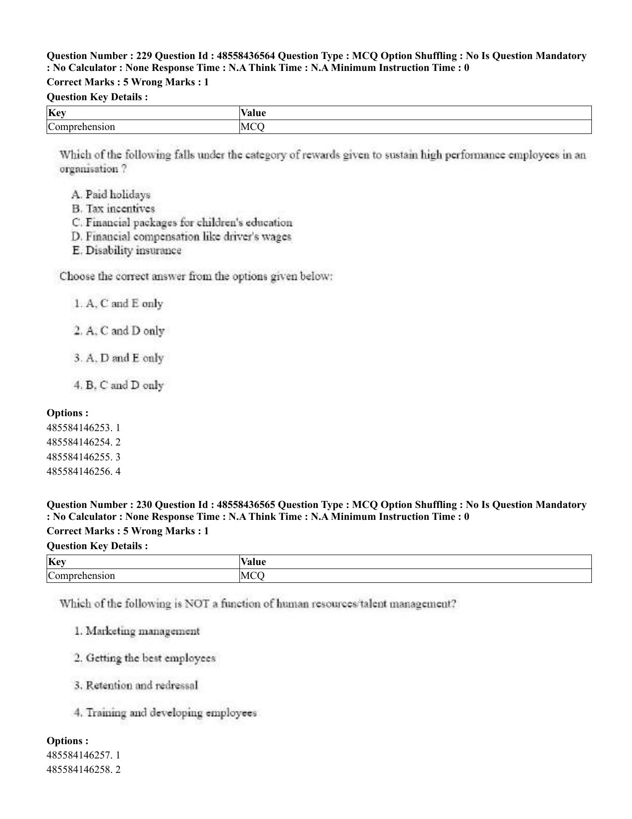 CUET 2023 English Tibetan Shift 3 Question Papers  - Page 184