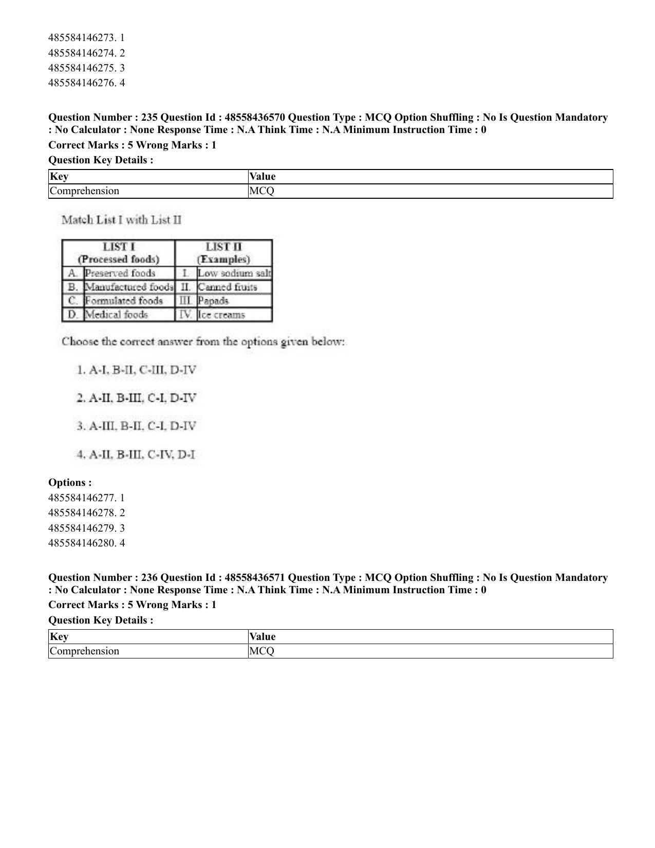 CUET 2023 English Tibetan Shift 3 Question Papers  - Page 187