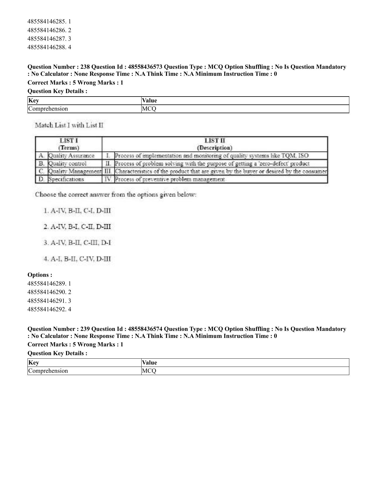CUET 2023 English Tibetan Shift 3 Question Papers  - Page 189