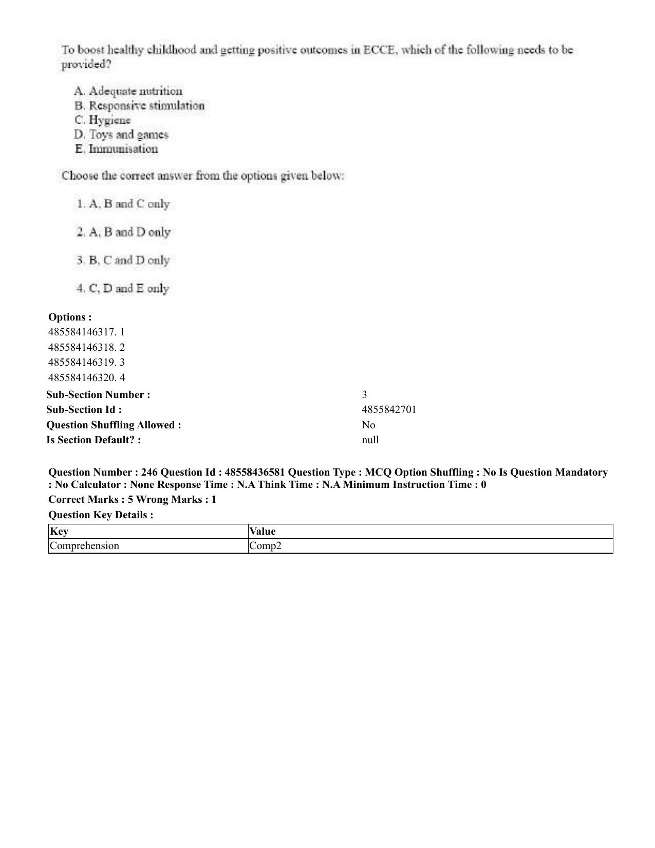 CUET 2023 English Tibetan Shift 3 Question Papers  - Page 195