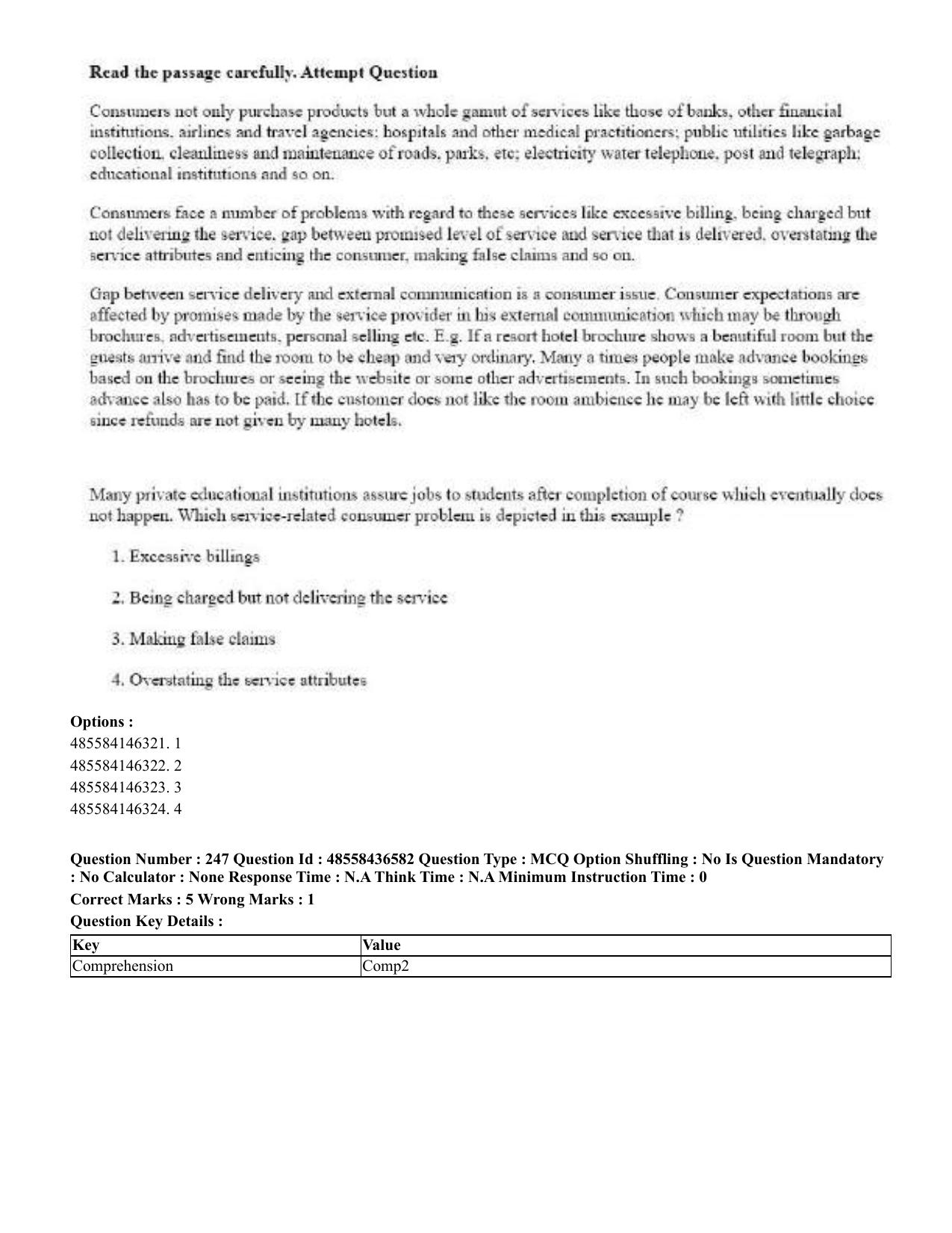 CUET 2023 English Tibetan Shift 3 Question Papers  - Page 196