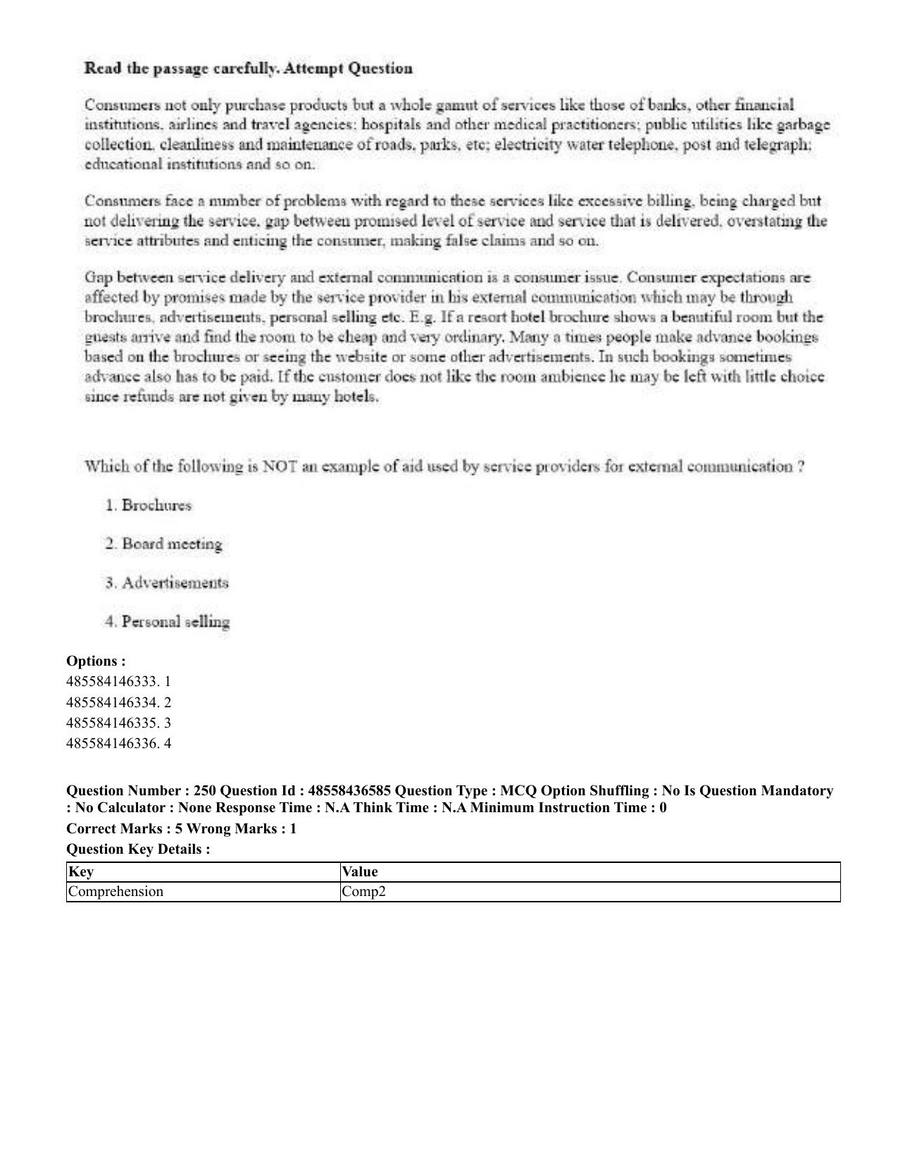 CUET 2023 English Tibetan Shift 3 Question Papers  - Page 199