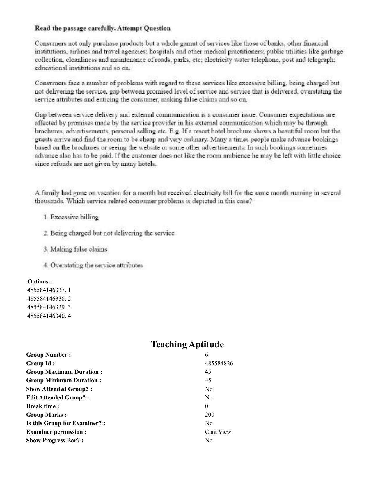 CUET 2023 English Tibetan Shift 3 Question Papers  - Page 200