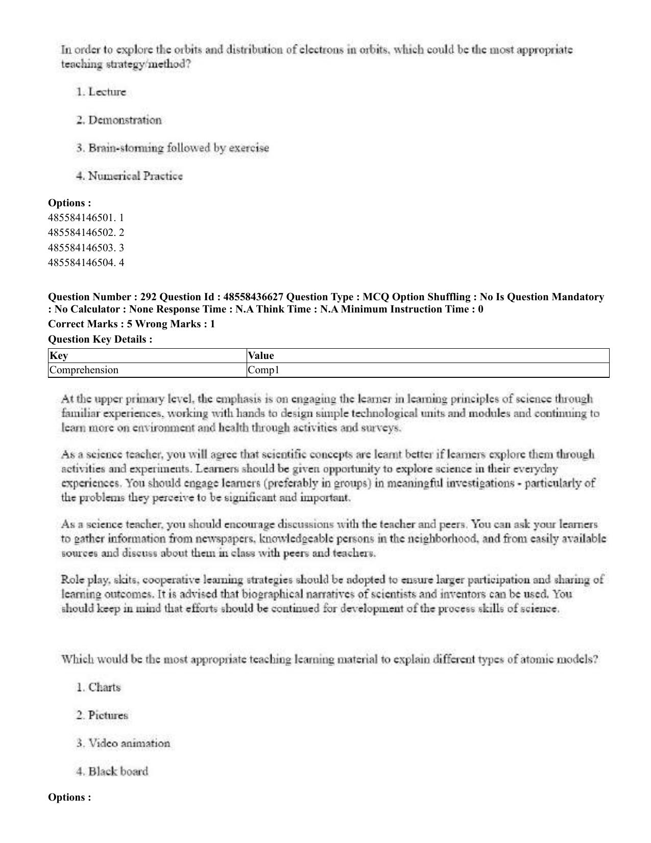 CUET 2023 English Tibetan Shift 3 Question Papers  - Page 222