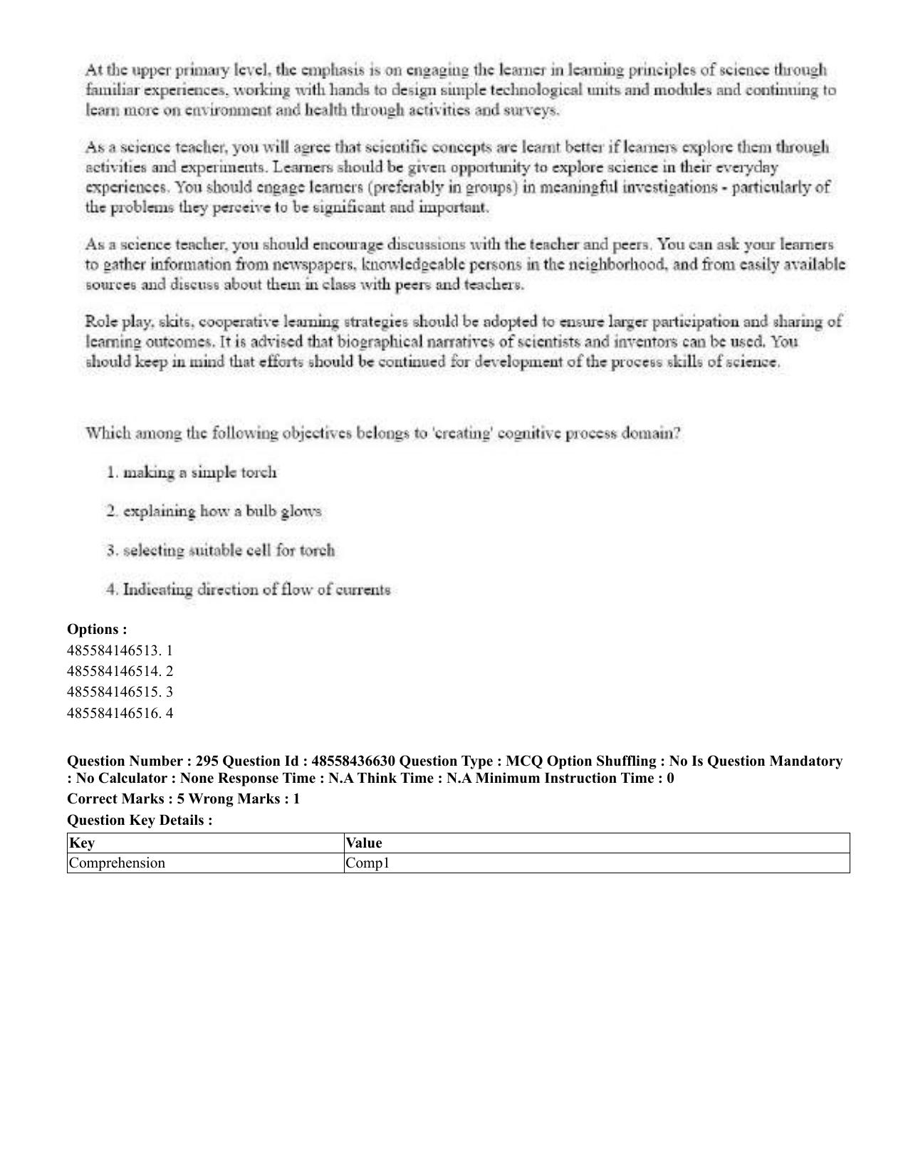 CUET 2023 English Tibetan Shift 3 Question Papers  - Page 224