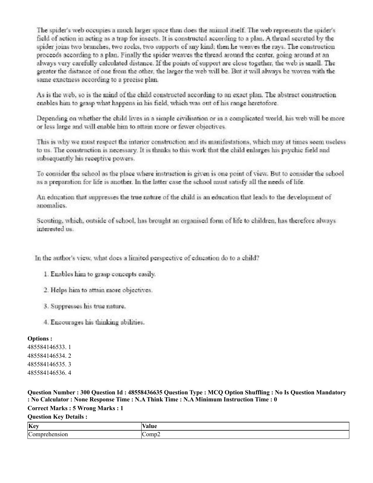 CUET 2023 English Tibetan Shift 3 Question Papers  - Page 229