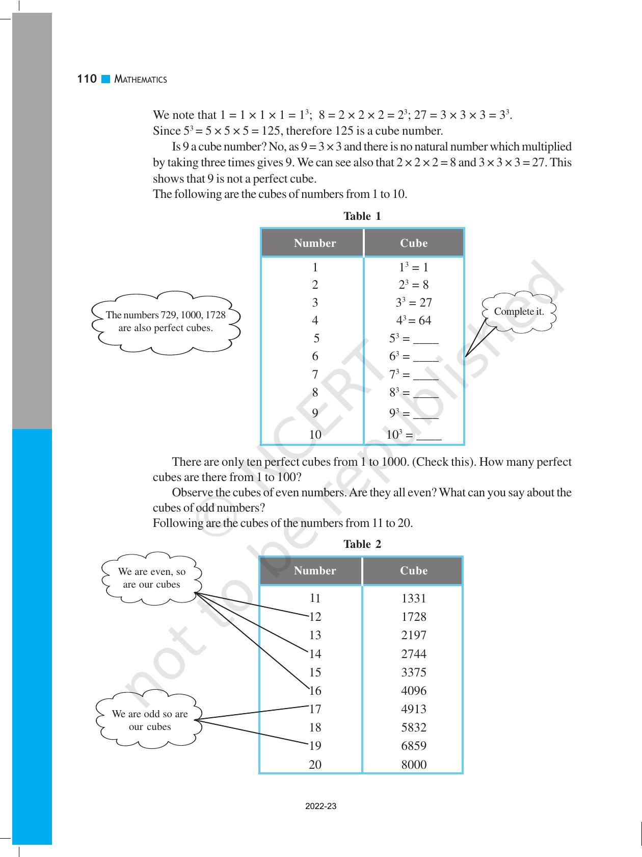 NCERT Book for Class 8 Maths Chapter 7 Cubes and Cube Roots - Page 2