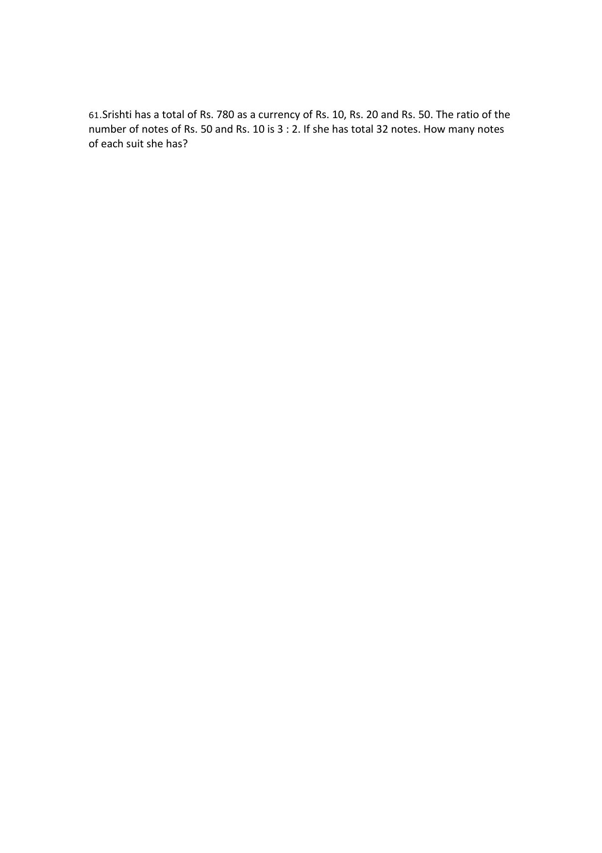 CBSE Worksheets for Class 8 Mathematics Linear Equations in One Variable Assignment 5 - Page 9