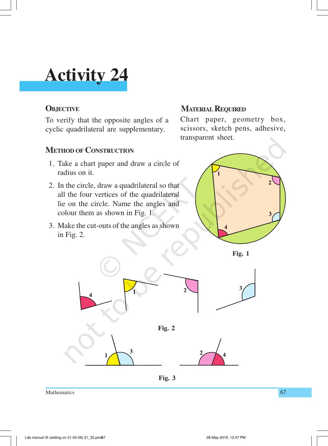 NCERT Laboratory Manuals for Class IX Mathematics - Activities for Class IX (21 to 34) - Page 8