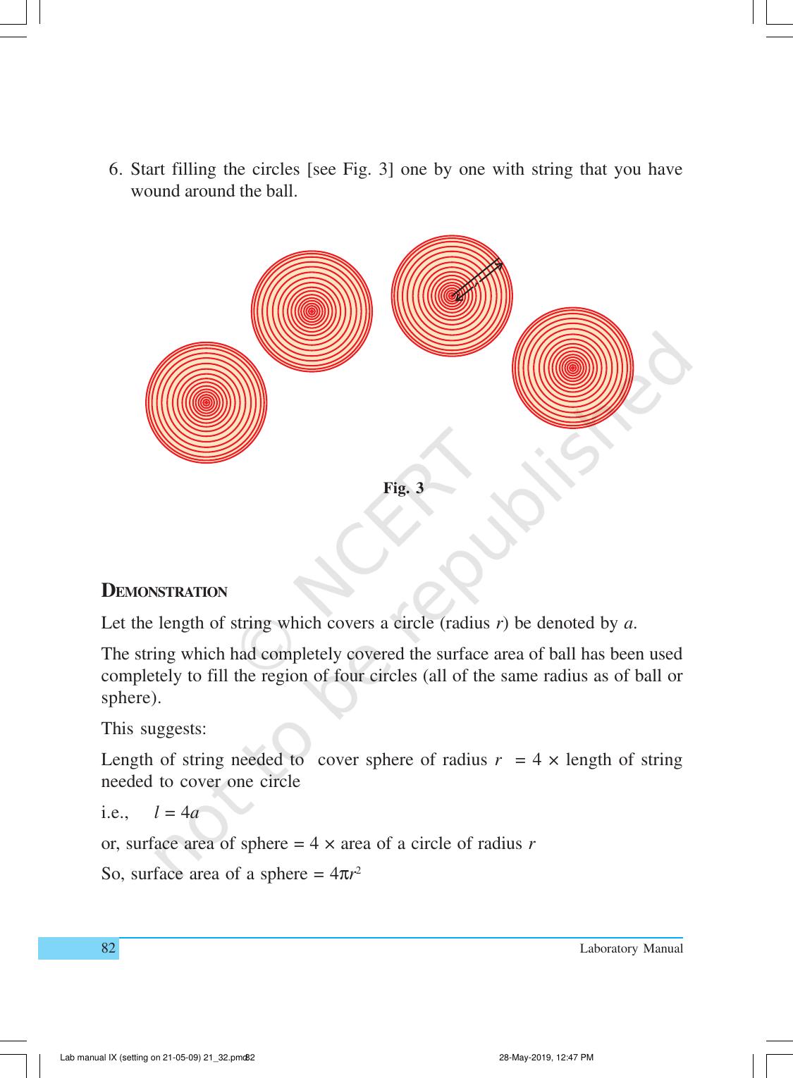 NCERT Laboratory Manuals for Class IX Mathematics - Activities for Class IX (21 to 34) - Page 23