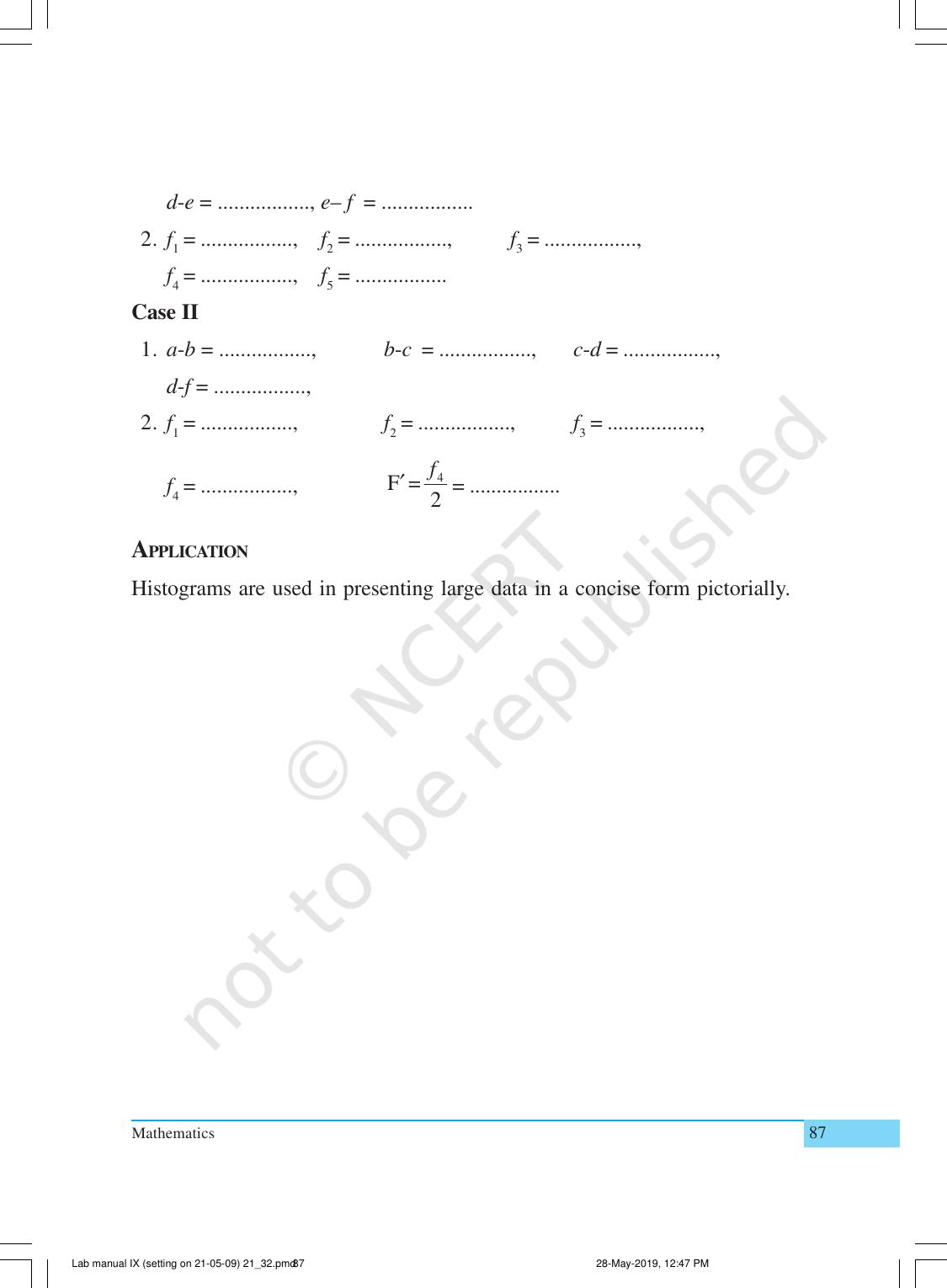 NCERT Laboratory Manuals for Class IX Mathematics - Activities for Class IX (21 to 34) - Page 28