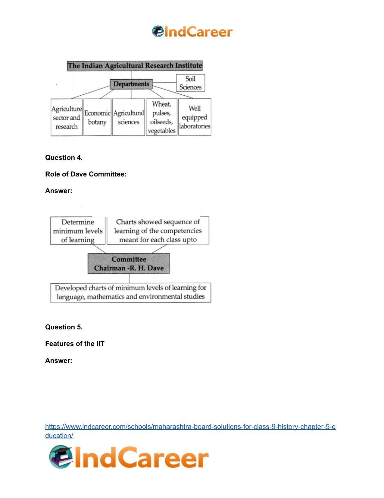 Maharashtra Board Solutions for Class 9- History: Chapter 5- Education - Page 17