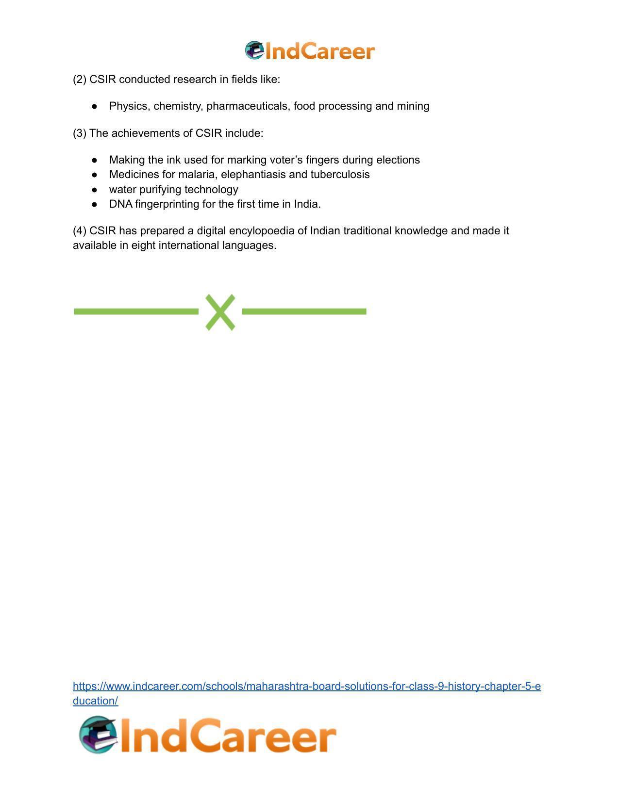 Maharashtra Board Solutions for Class 9- History: Chapter 5- Education - Page 29