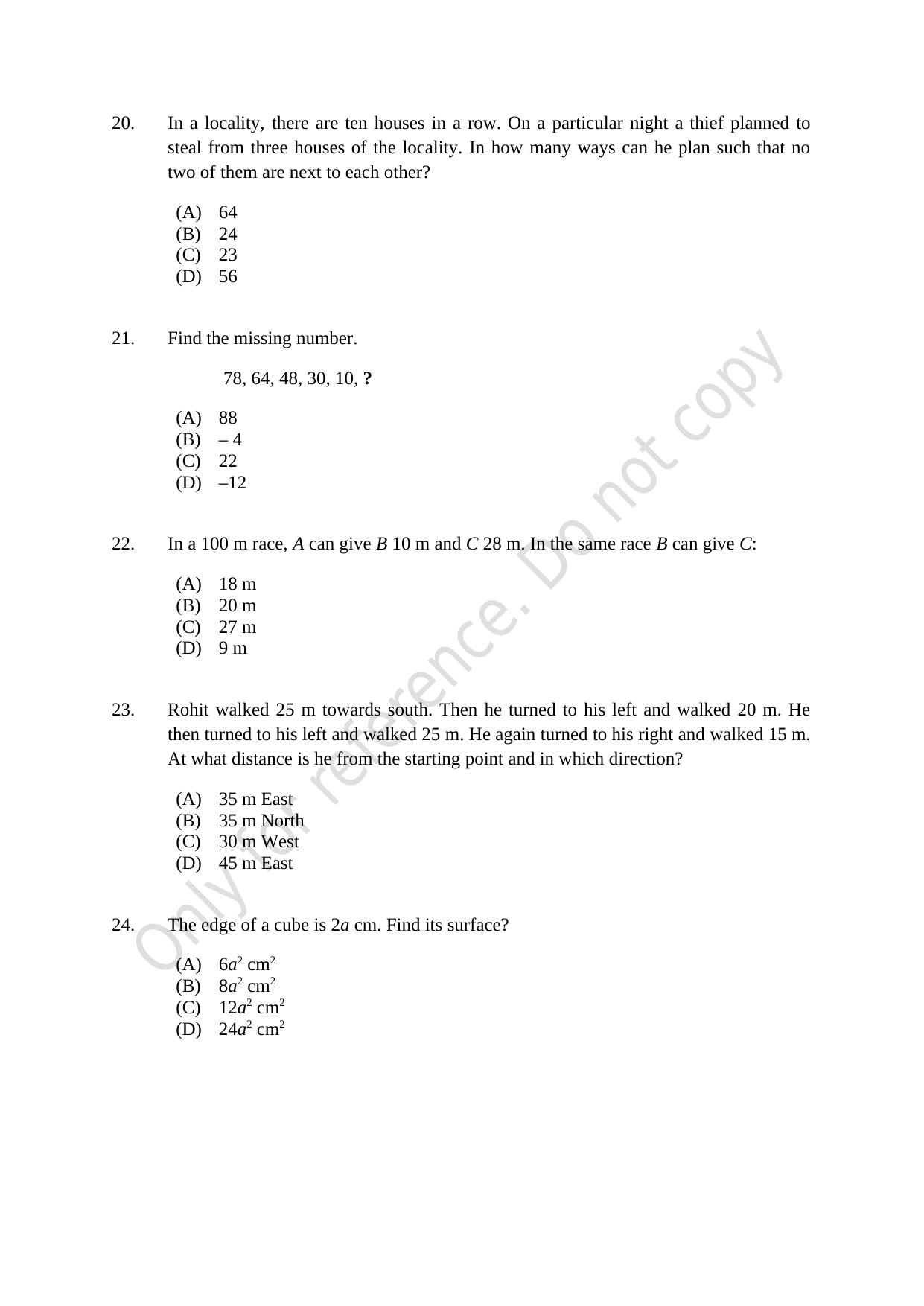 CUSAT CAT 2021 M.Voc Technology And Management Question Paper - Page 5
