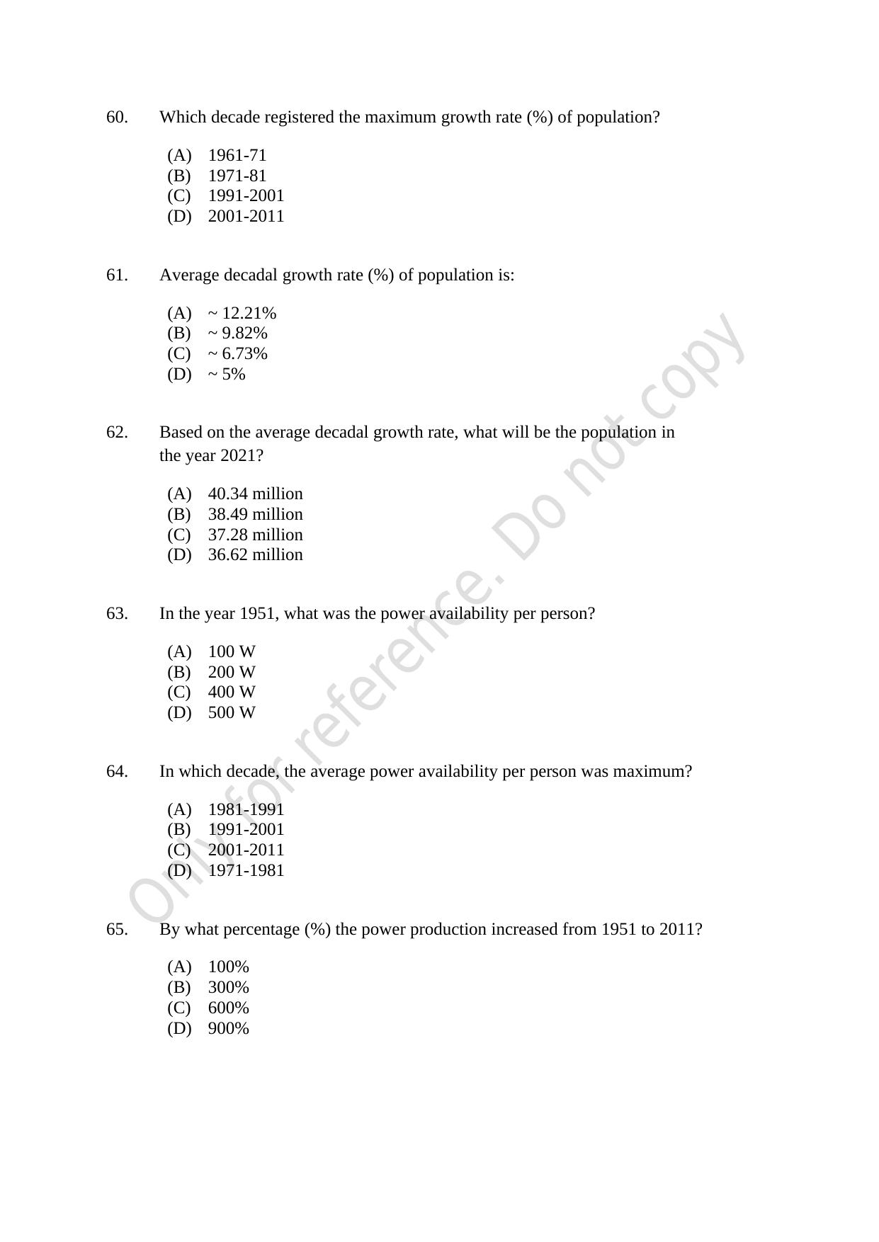 CUSAT CAT 2021 M.Voc Technology And Management Question Paper - Page 15
