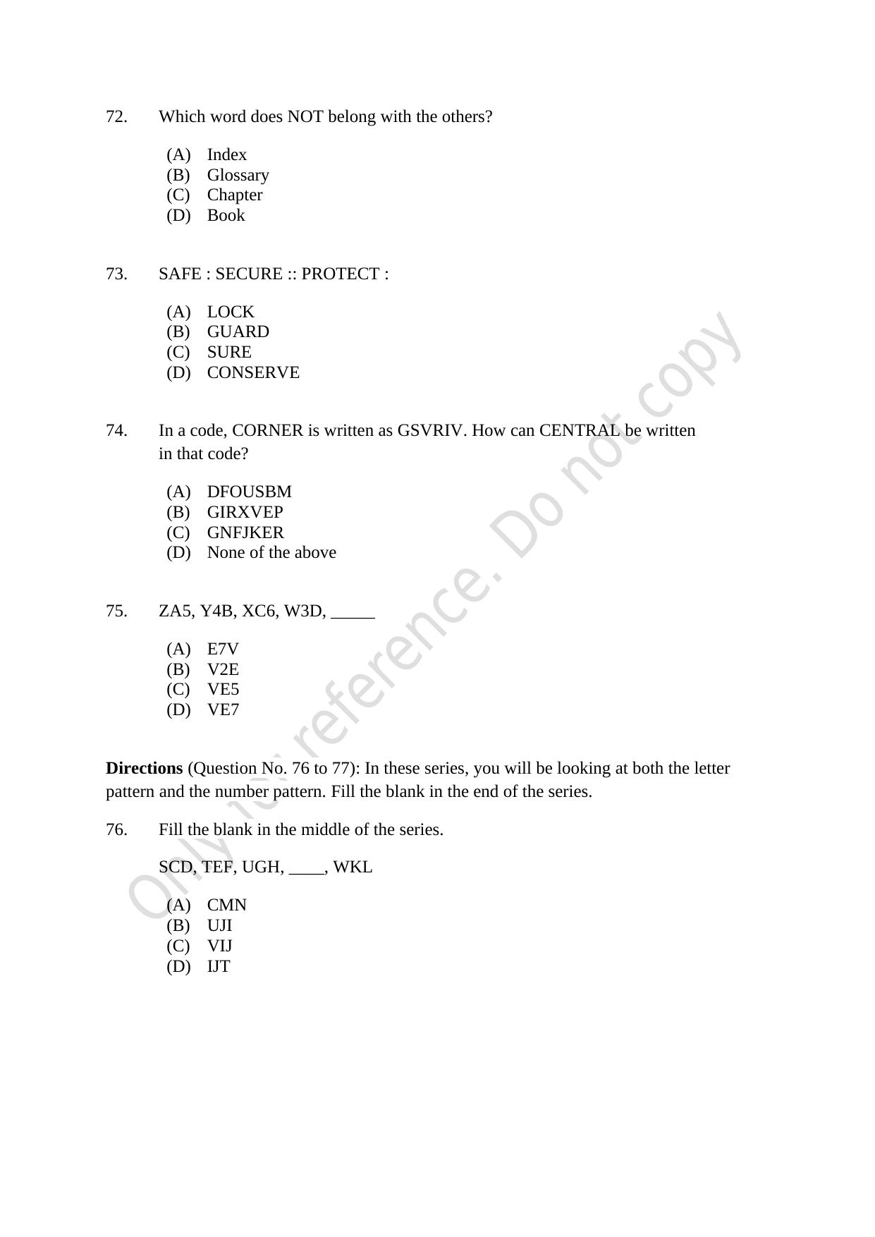 CUSAT CAT 2021 M.Voc Technology And Management Question Paper - Page 18