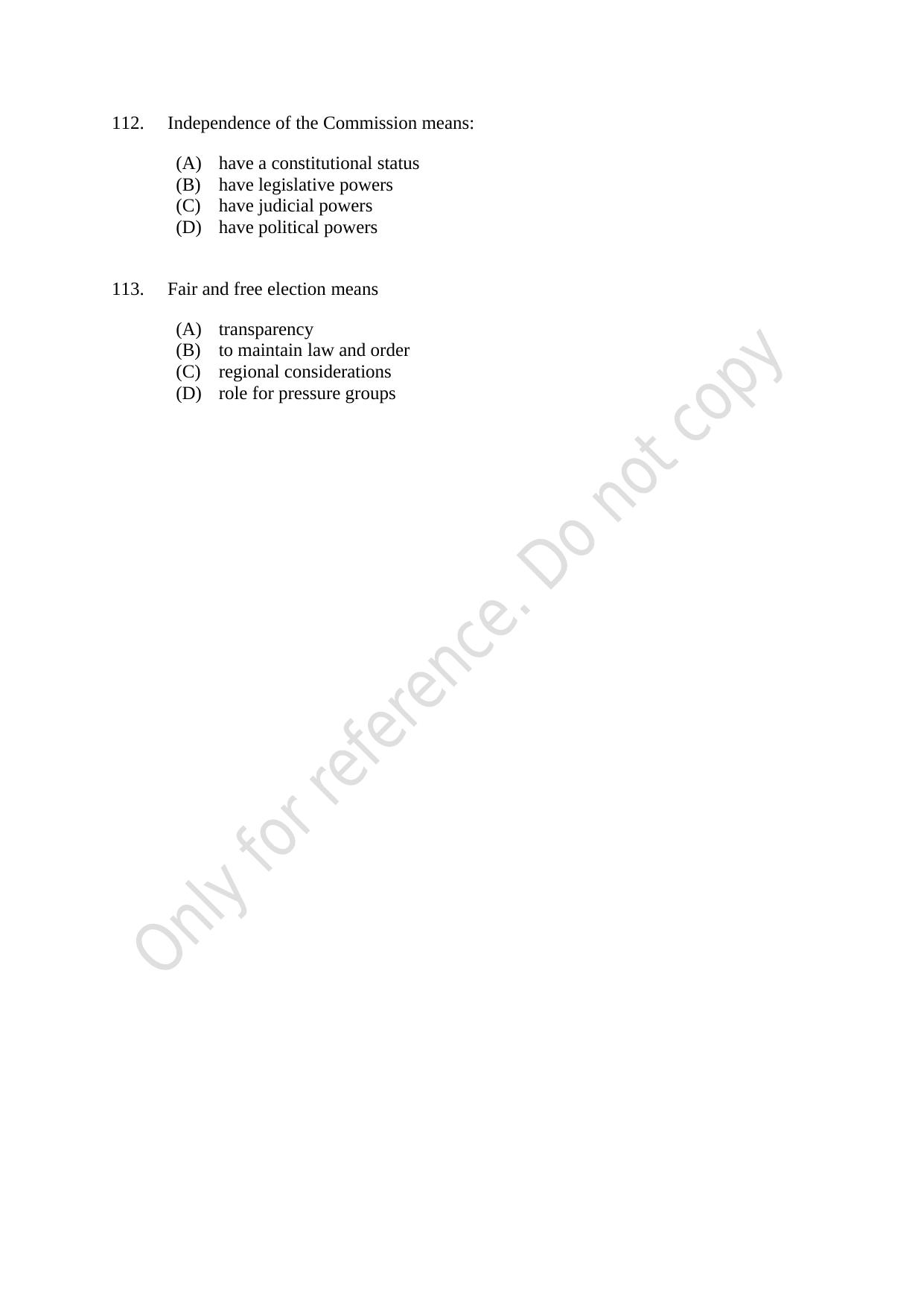 CUSAT CAT 2021 M.Voc Technology And Management Question Paper - Page 30