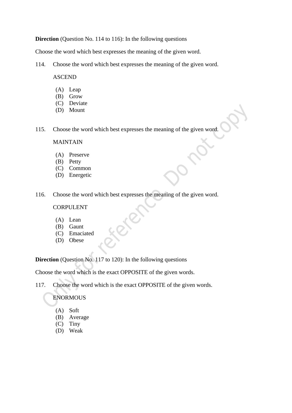 CUSAT CAT 2021 M.Voc Technology And Management Question Paper - Page 31