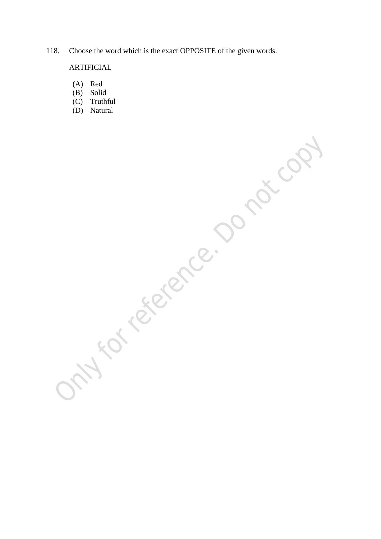 CUSAT CAT 2021 M.Voc Technology And Management Question Paper - Page 32