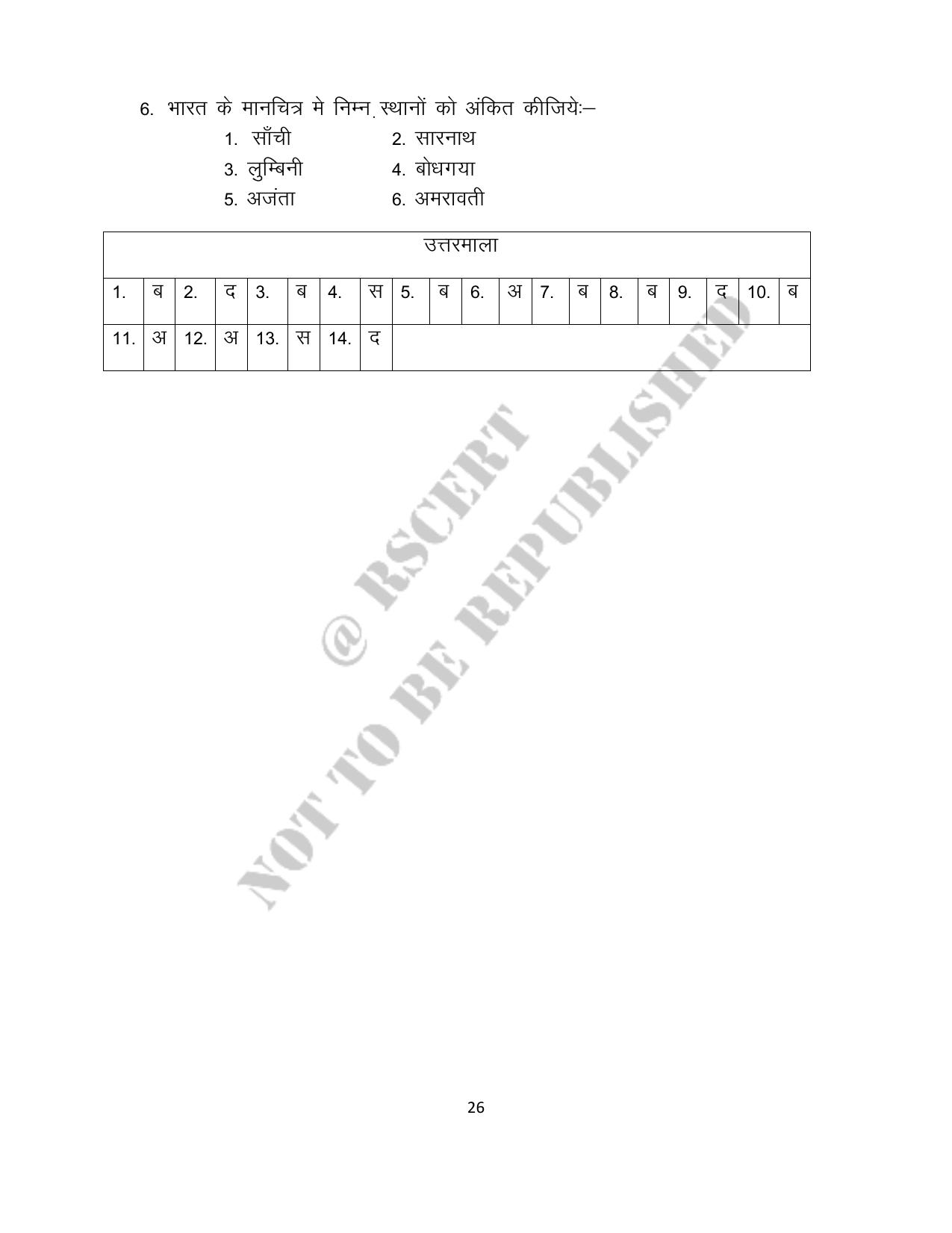 RBSE 2023 Class 12 History Question Bank - Page 26