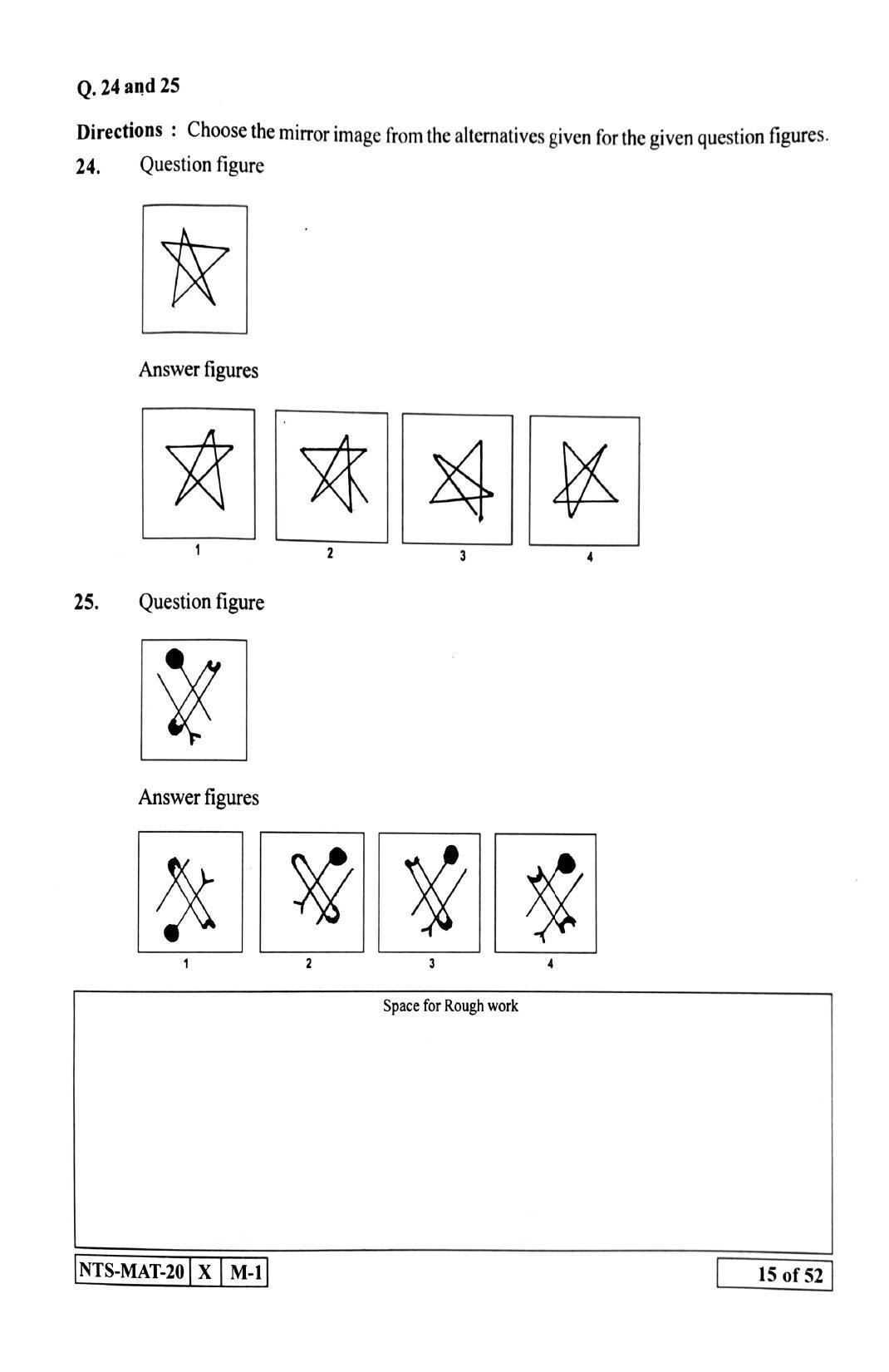 Maharashtra NTSE 2021 Marathi MAT Question Paper - Page 15