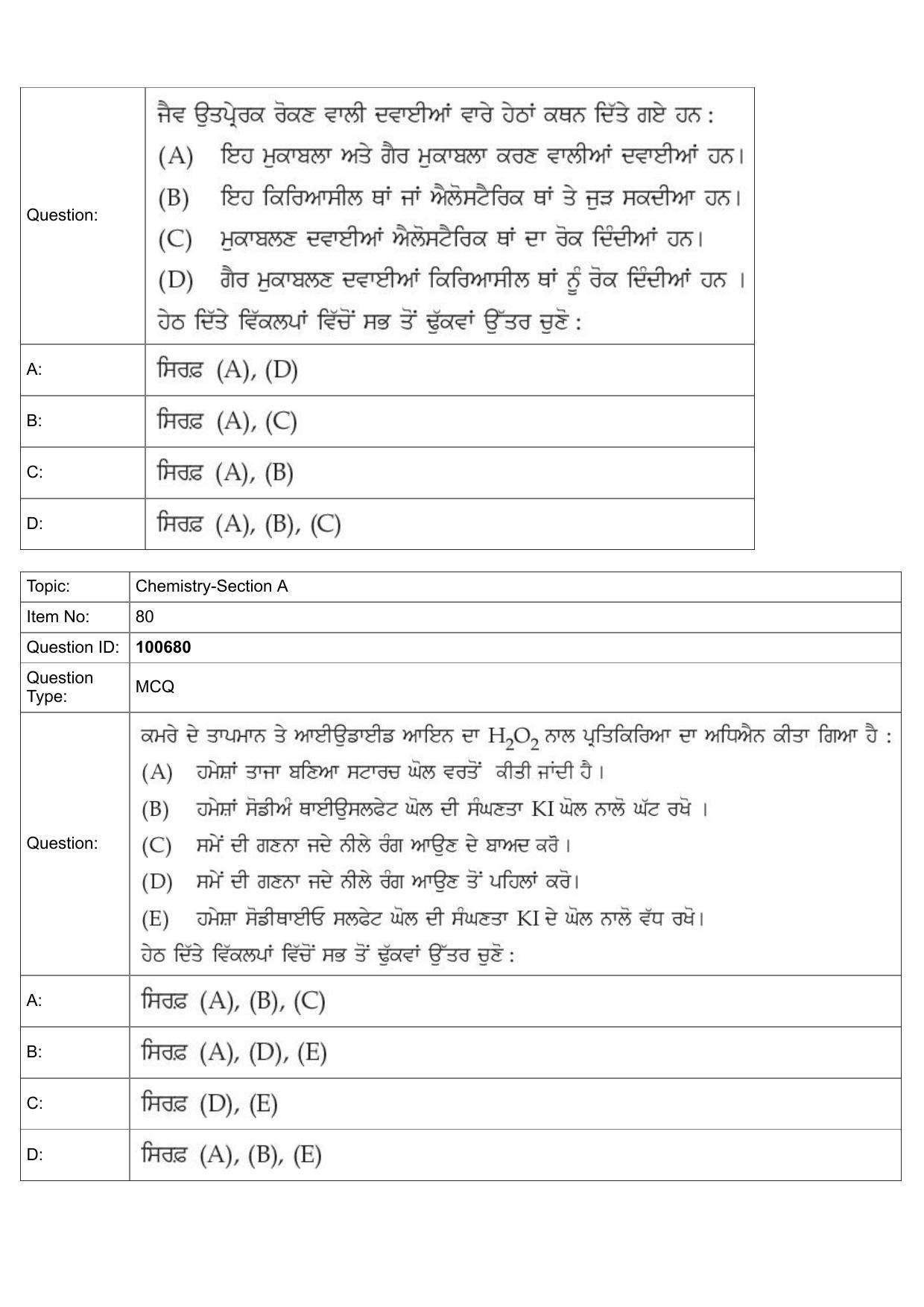 JEE Mains 2022: BTech Punjabi (Shift 2) 28-07-2022 Question Paper - Page 37