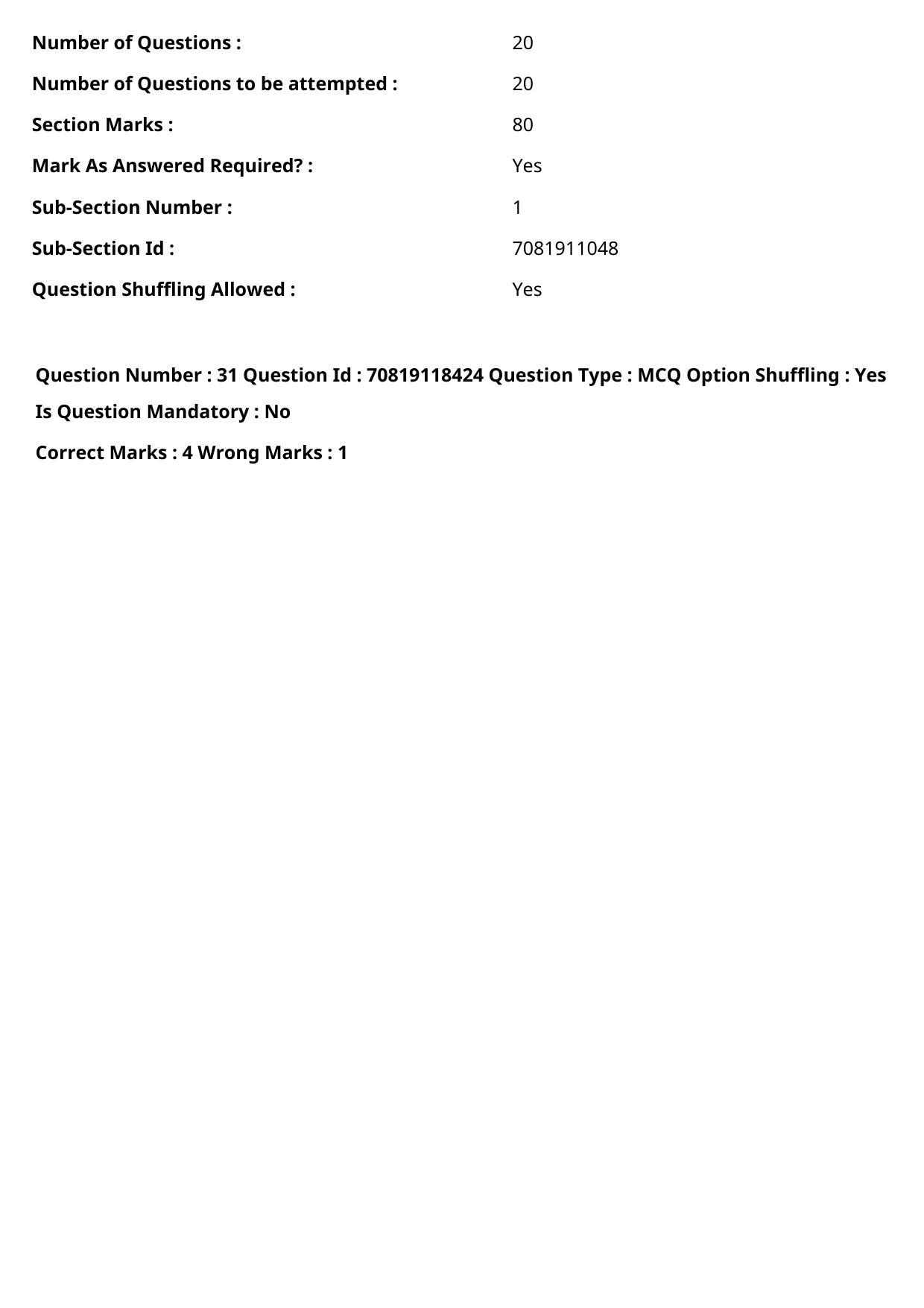 JEE Mains 2021: BTech Punjabi (Shift 1) 25-02-2021 Question Paper - Page 37