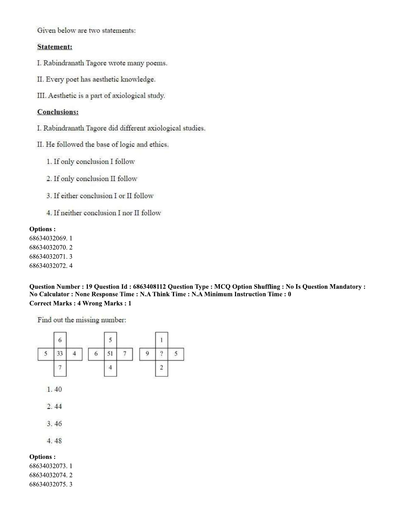 CUET PG 2023: LAQP18 – Khasi (Eng.)-shift 2 (07-06-2023) Question Paper - Page 28