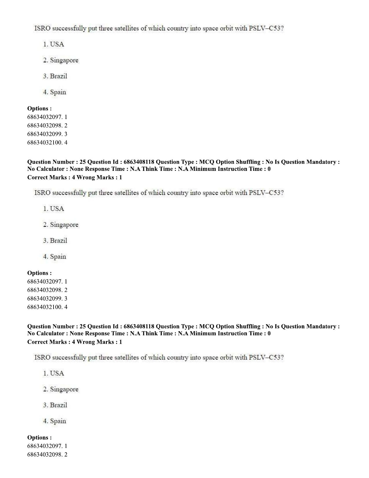 CUET PG 2023: LAQP18 – Khasi (Eng.)-shift 2 (07-06-2023) Question Paper - Page 37