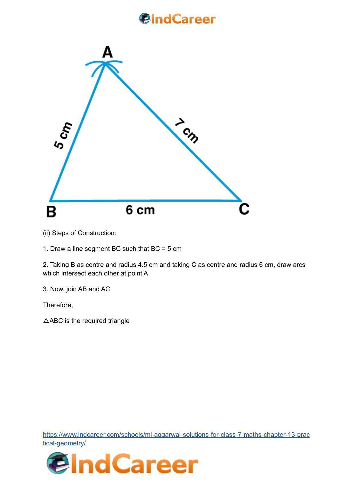 ML Aggarwal Solutions for Class 7 Maths Chapter 13- Practical Geometry - Page 4