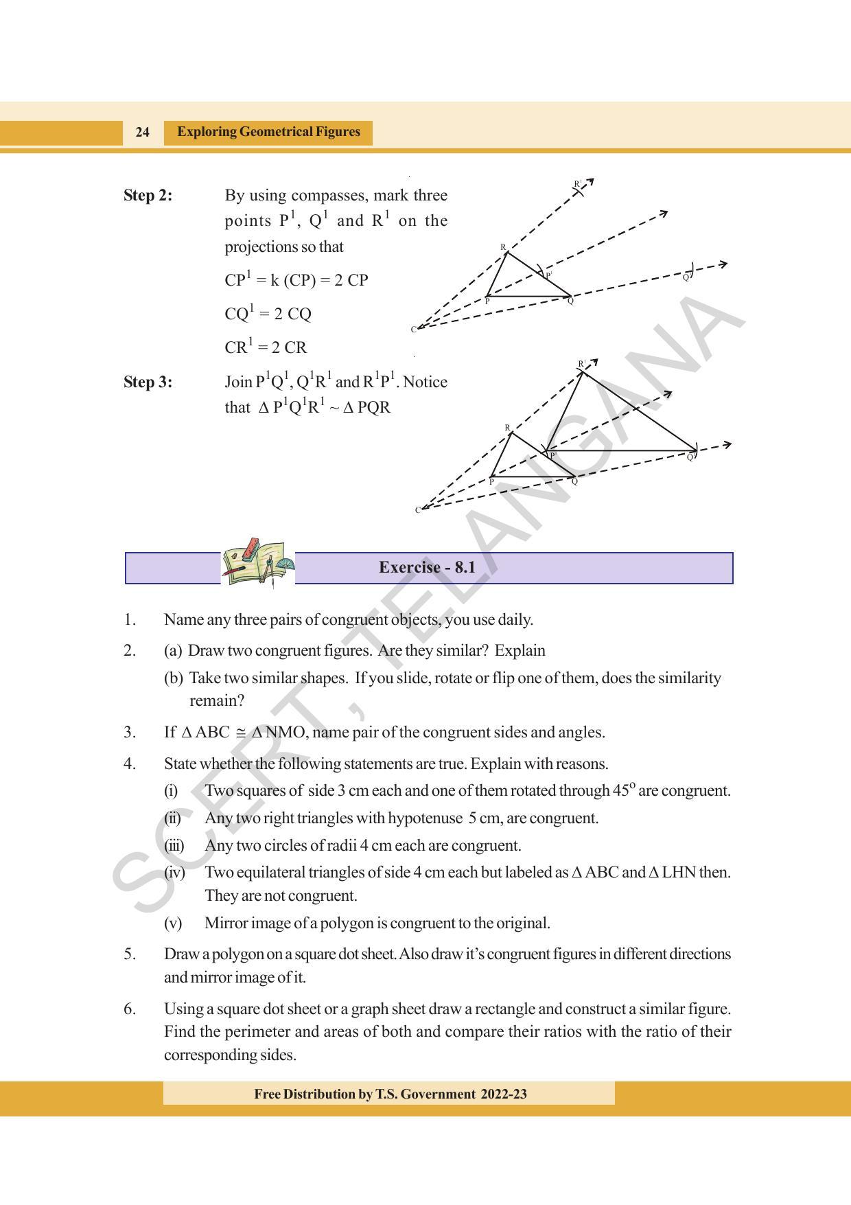 TS SCERT Class 8 Maths Path 2 (Telugu Medium) Text Book - Page 42